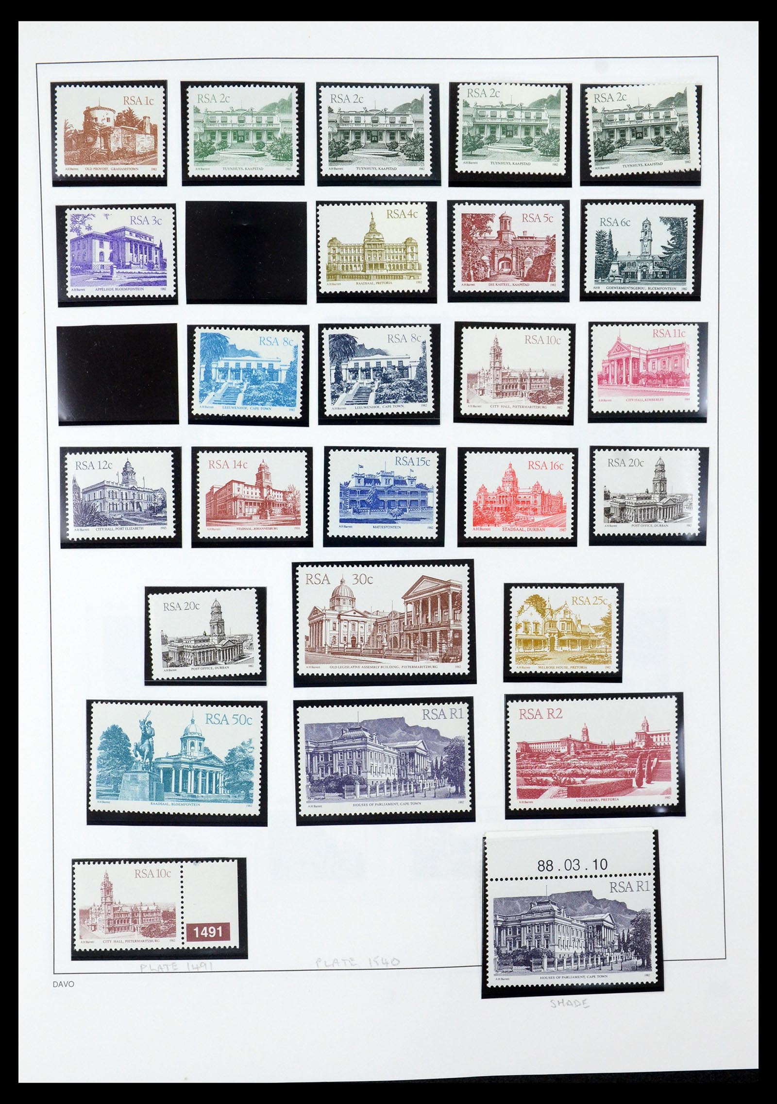 35632 061 - Postzegelverzameling 35632 Zuid Afrika 1910-1997.