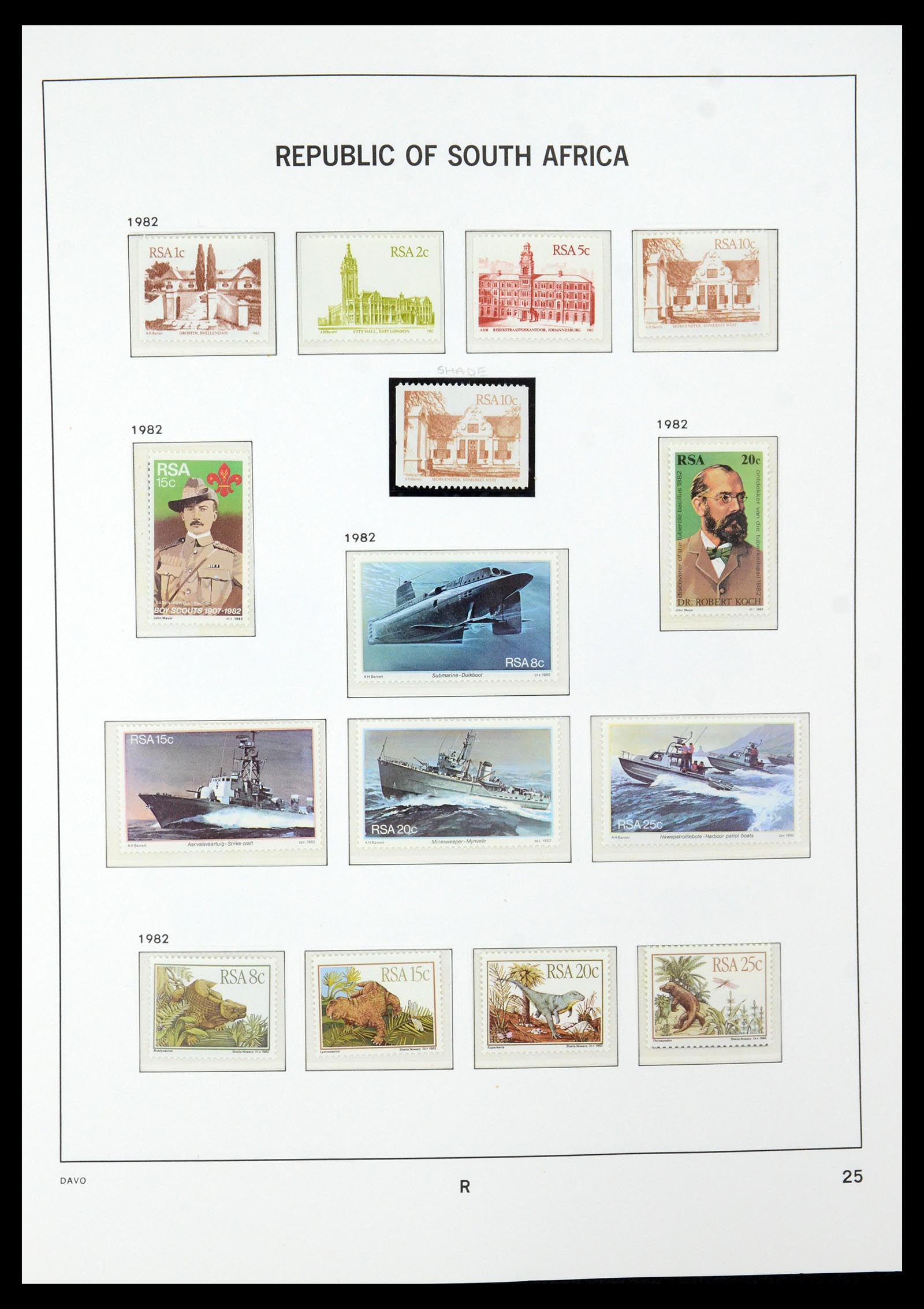 35632 062 - Postzegelverzameling 35632 Zuid Afrika 1910-1997.