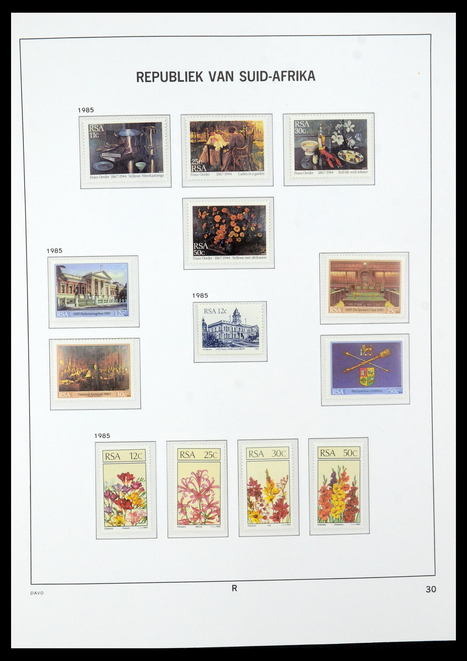 35632 067 - Postzegelverzameling 35632 Zuid Afrika 1910-1997.