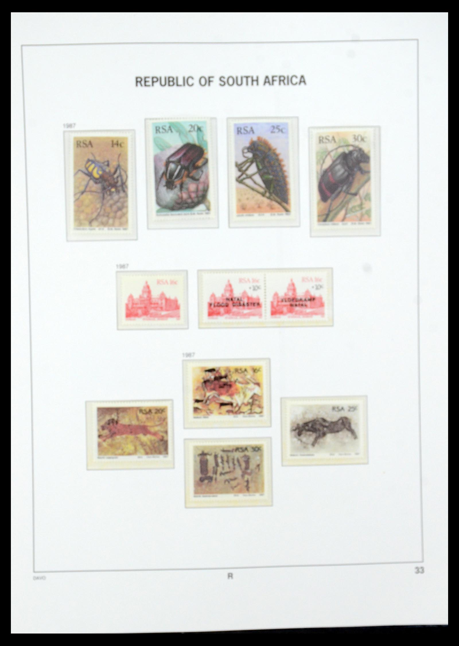 35632 073 - Postzegelverzameling 35632 Zuid Afrika 1910-1997.