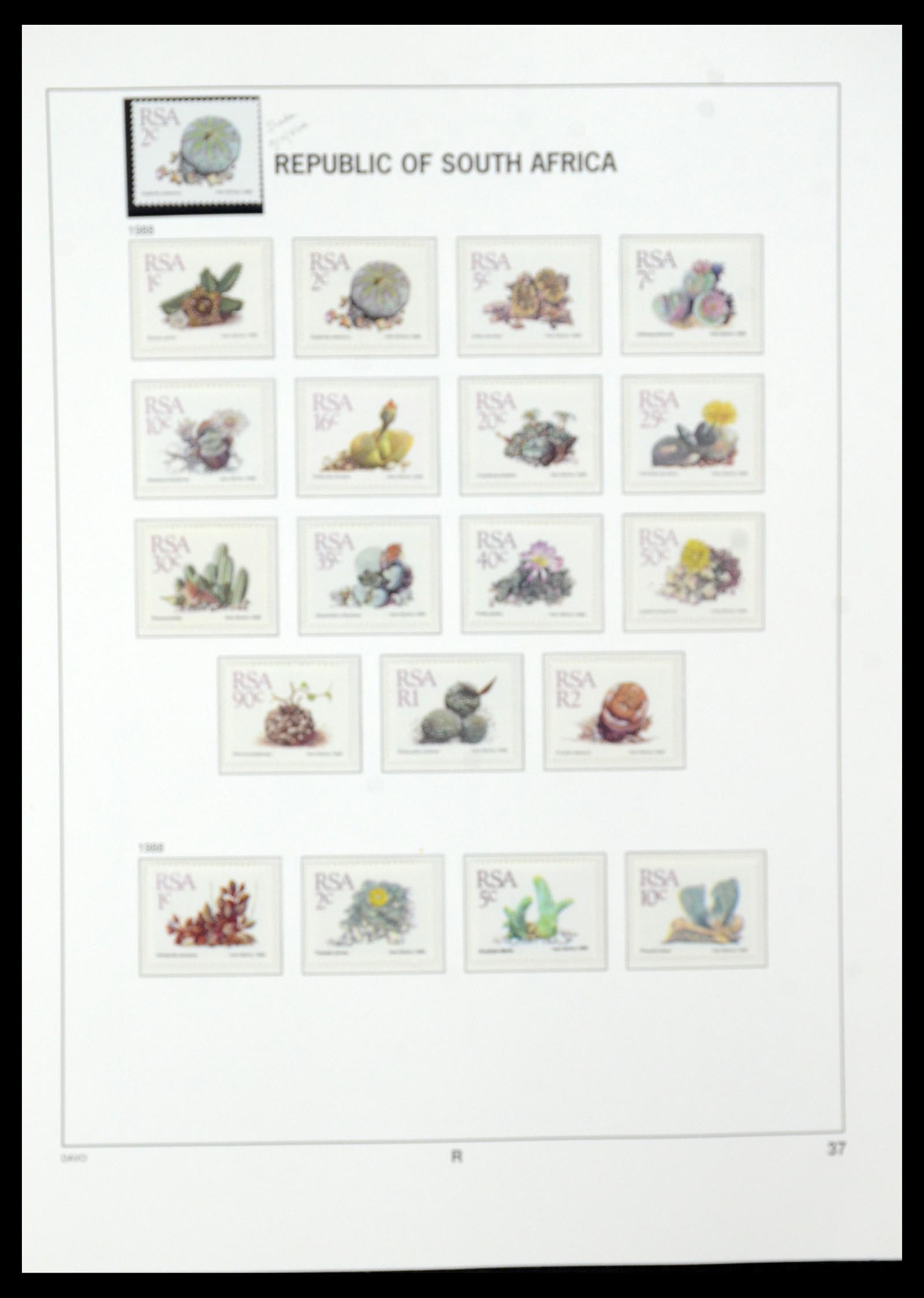 35632 077 - Postzegelverzameling 35632 Zuid Afrika 1910-1997.