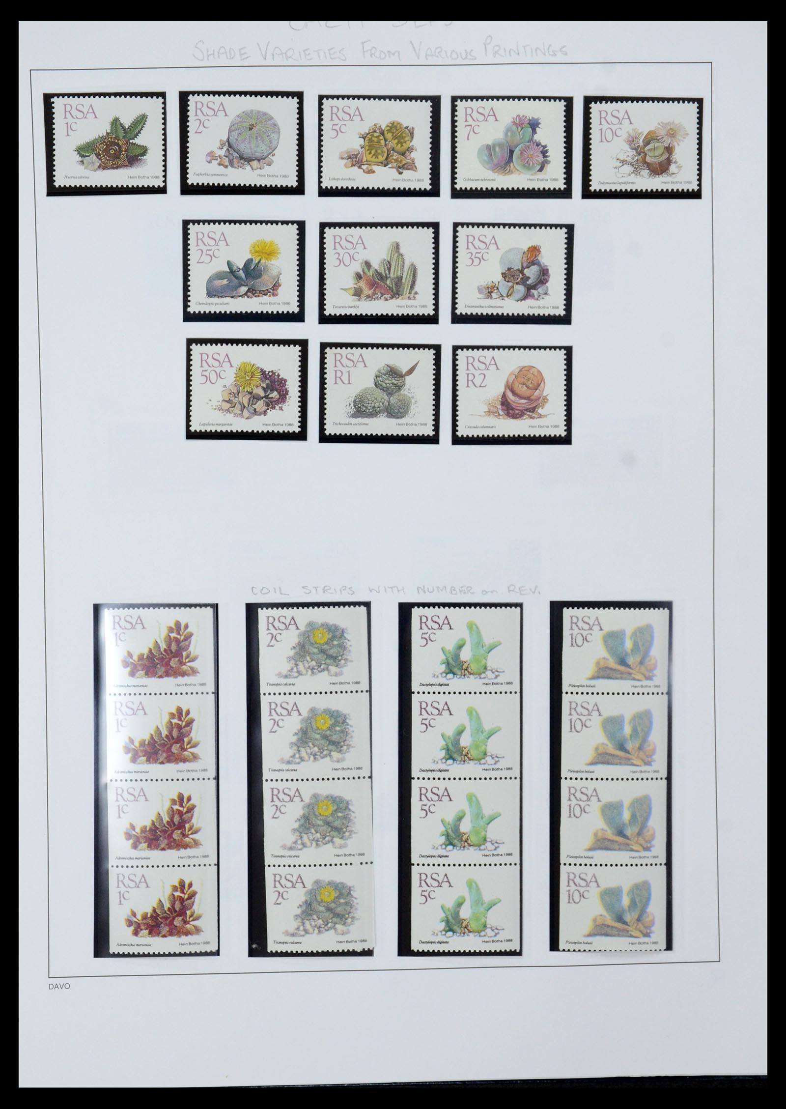 35632 078 - Postzegelverzameling 35632 Zuid Afrika 1910-1997.