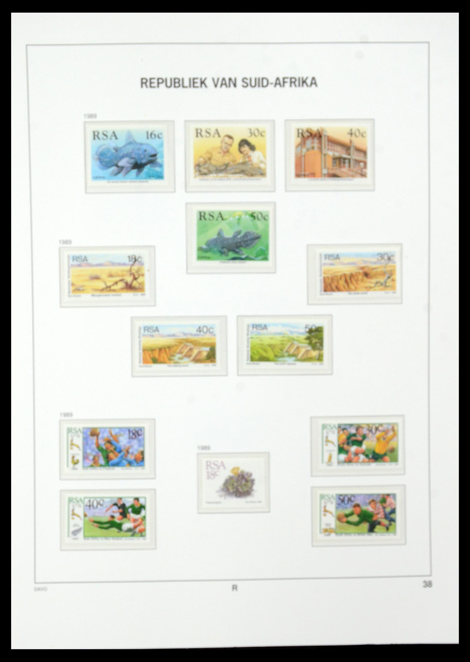35632 079 - Postzegelverzameling 35632 Zuid Afrika 1910-1997.