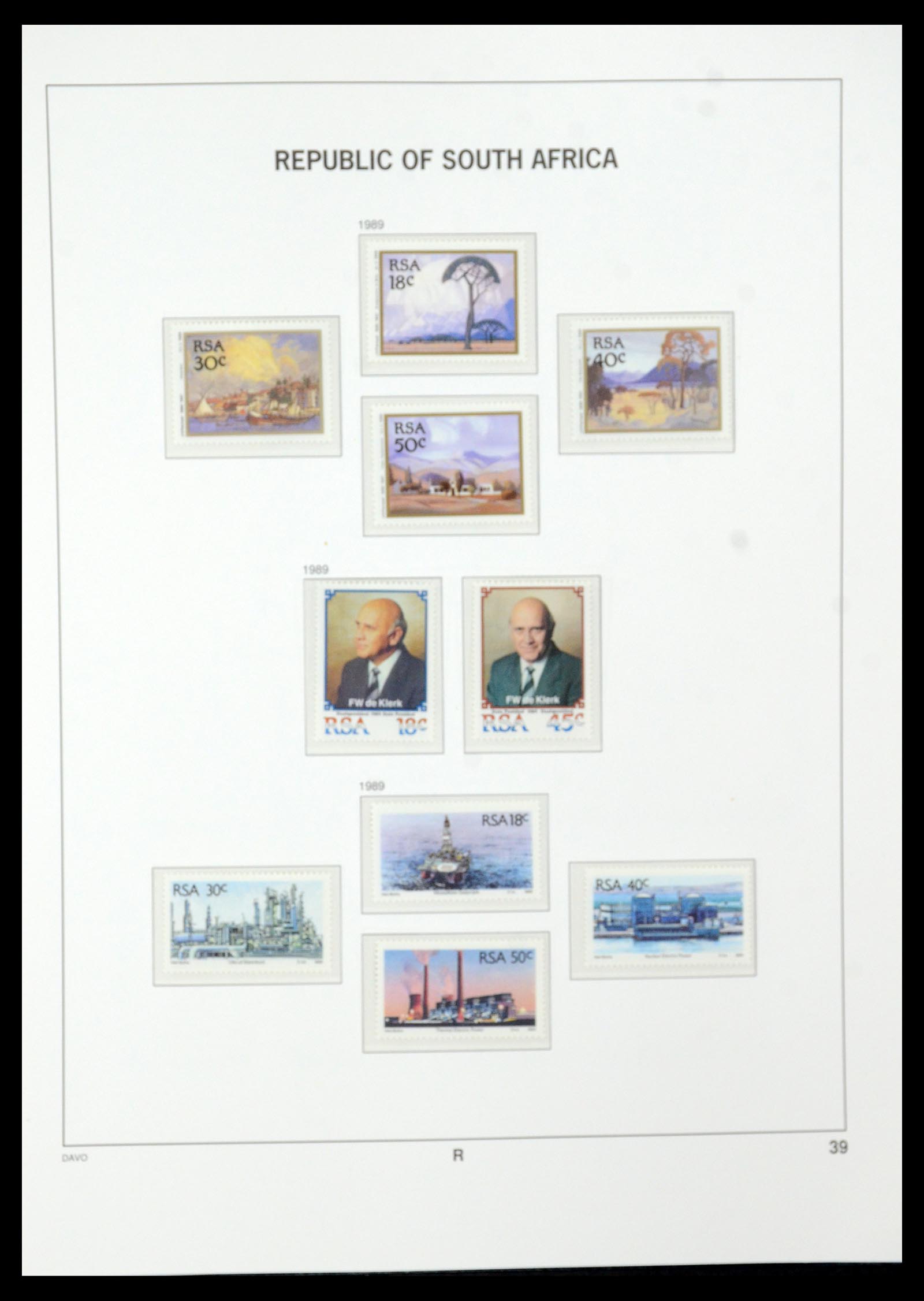 35632 080 - Postzegelverzameling 35632 Zuid Afrika 1910-1997.