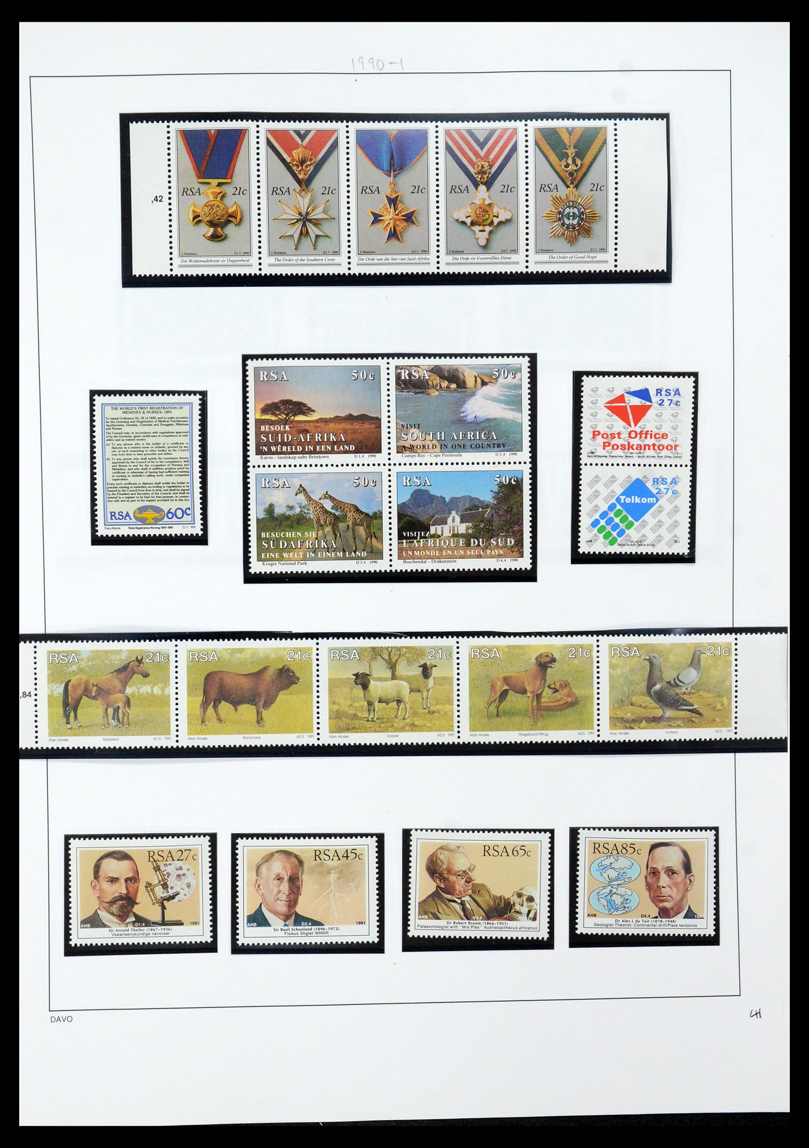 35632 082 - Postzegelverzameling 35632 Zuid Afrika 1910-1997.