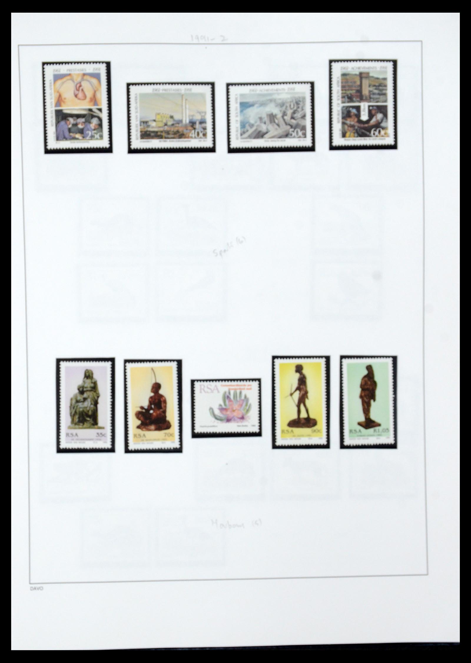 35632 084 - Postzegelverzameling 35632 Zuid Afrika 1910-1997.