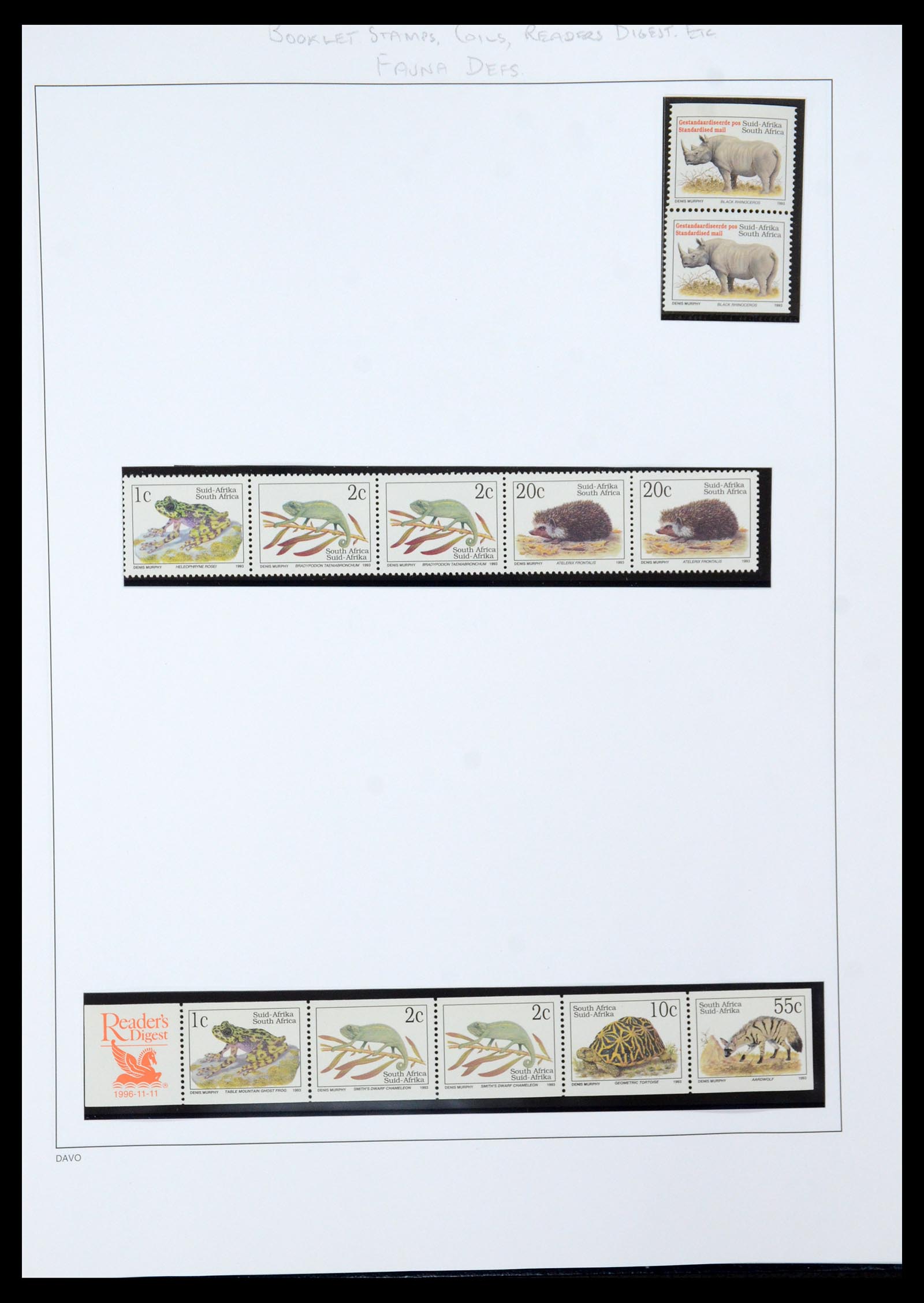 35632 086 - Postzegelverzameling 35632 Zuid Afrika 1910-1997.
