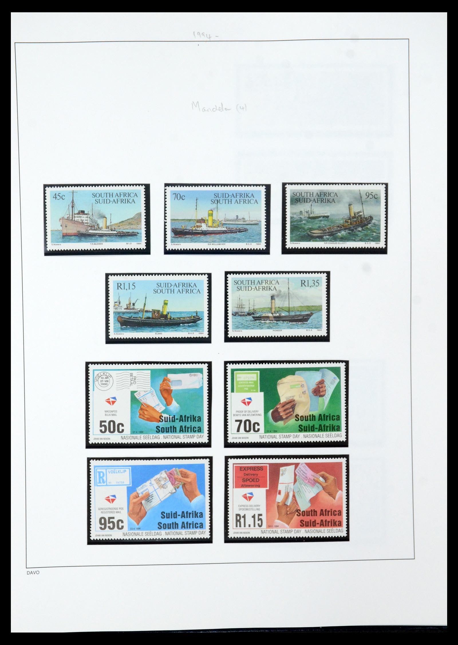 35632 088 - Postzegelverzameling 35632 Zuid Afrika 1910-1997.
