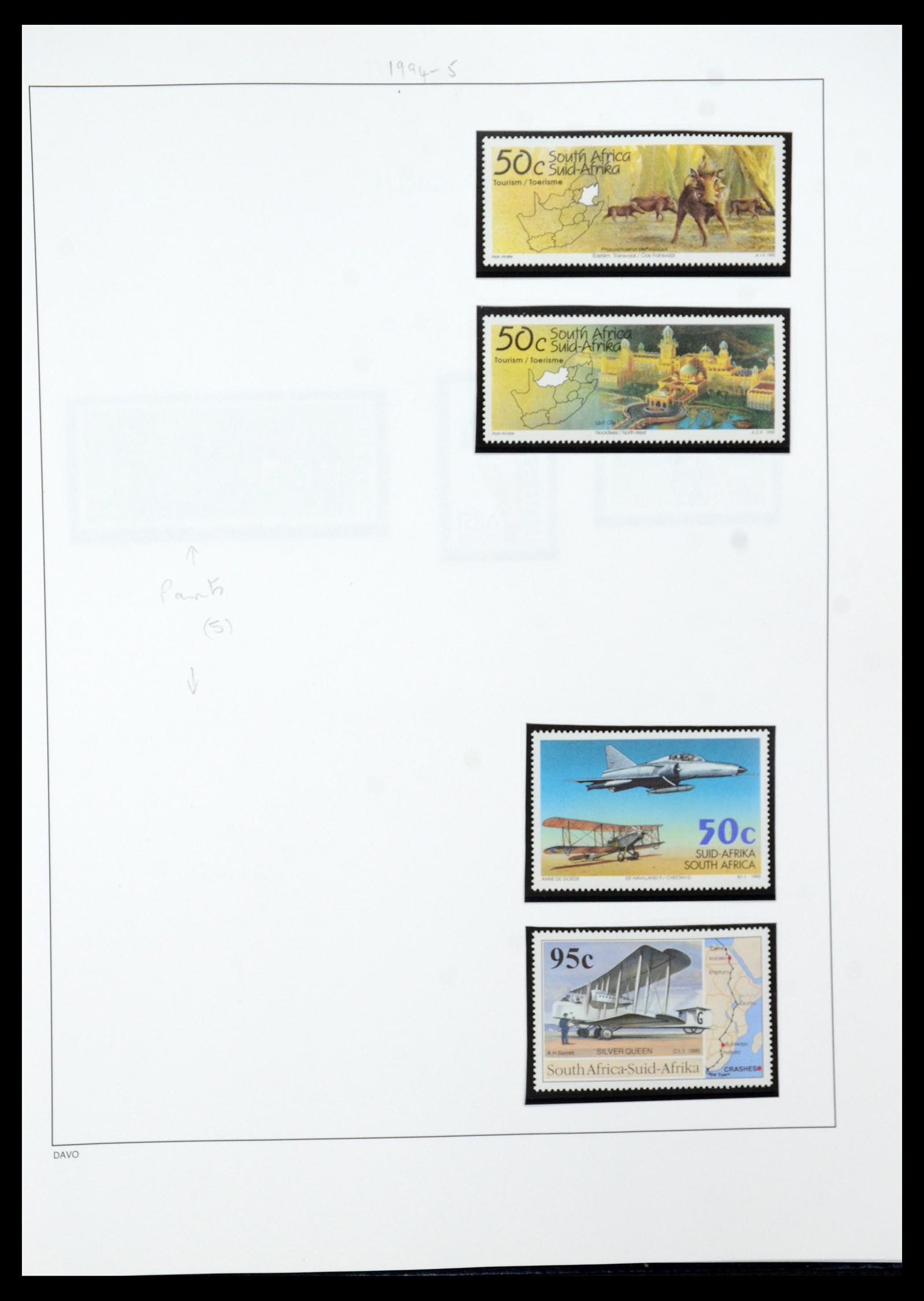 35632 089 - Postzegelverzameling 35632 Zuid Afrika 1910-1997.