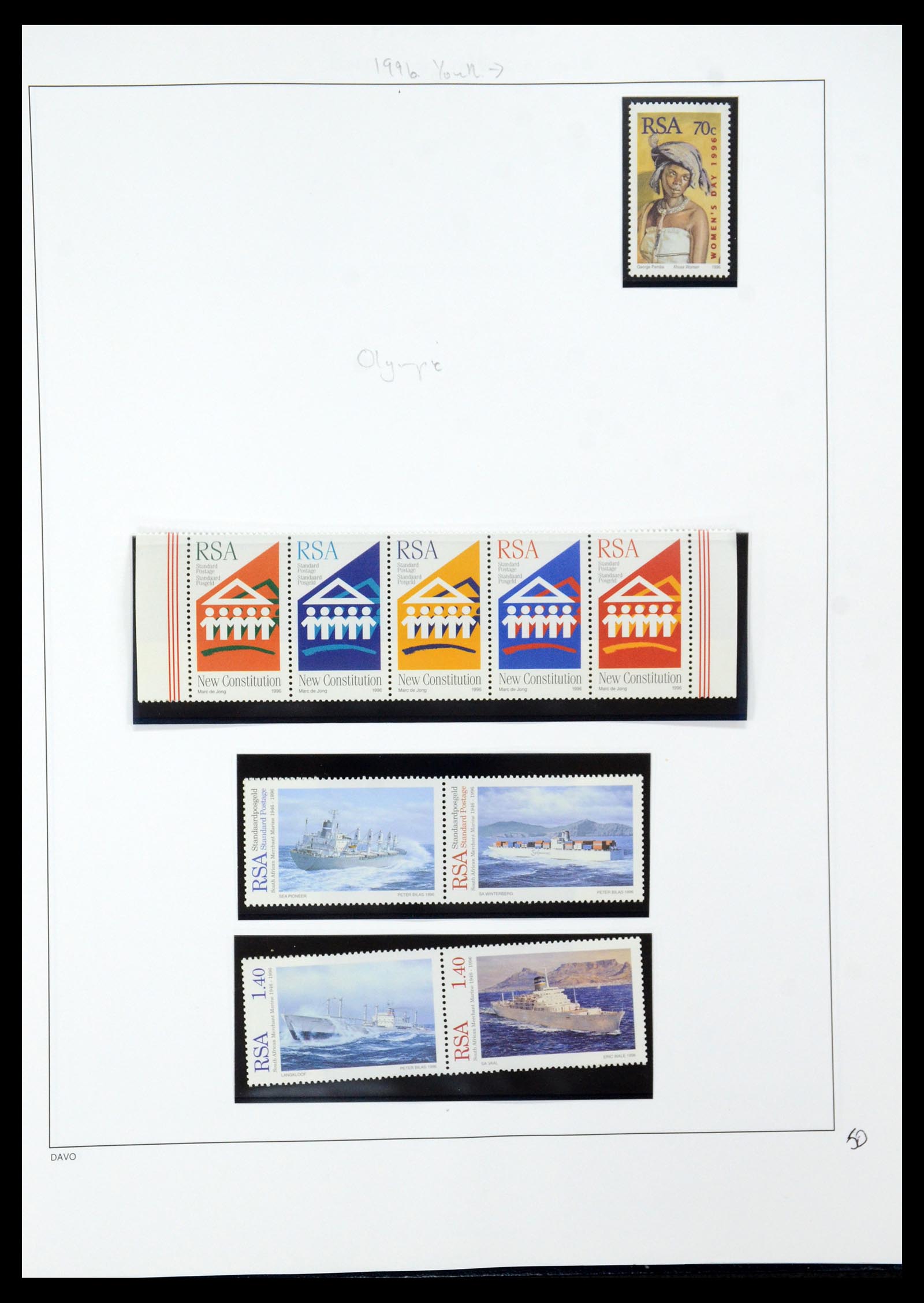 35632 091 - Postzegelverzameling 35632 Zuid Afrika 1910-1997.