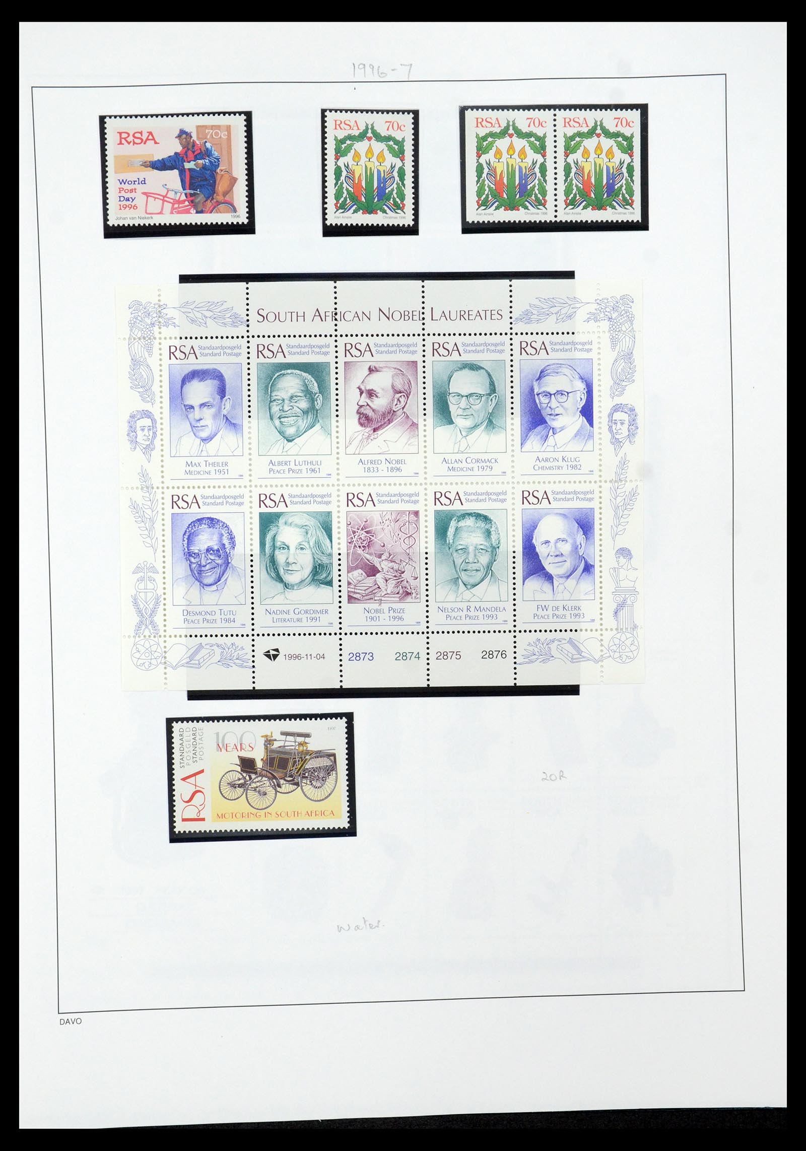 35632 094 - Postzegelverzameling 35632 Zuid Afrika 1910-1997.
