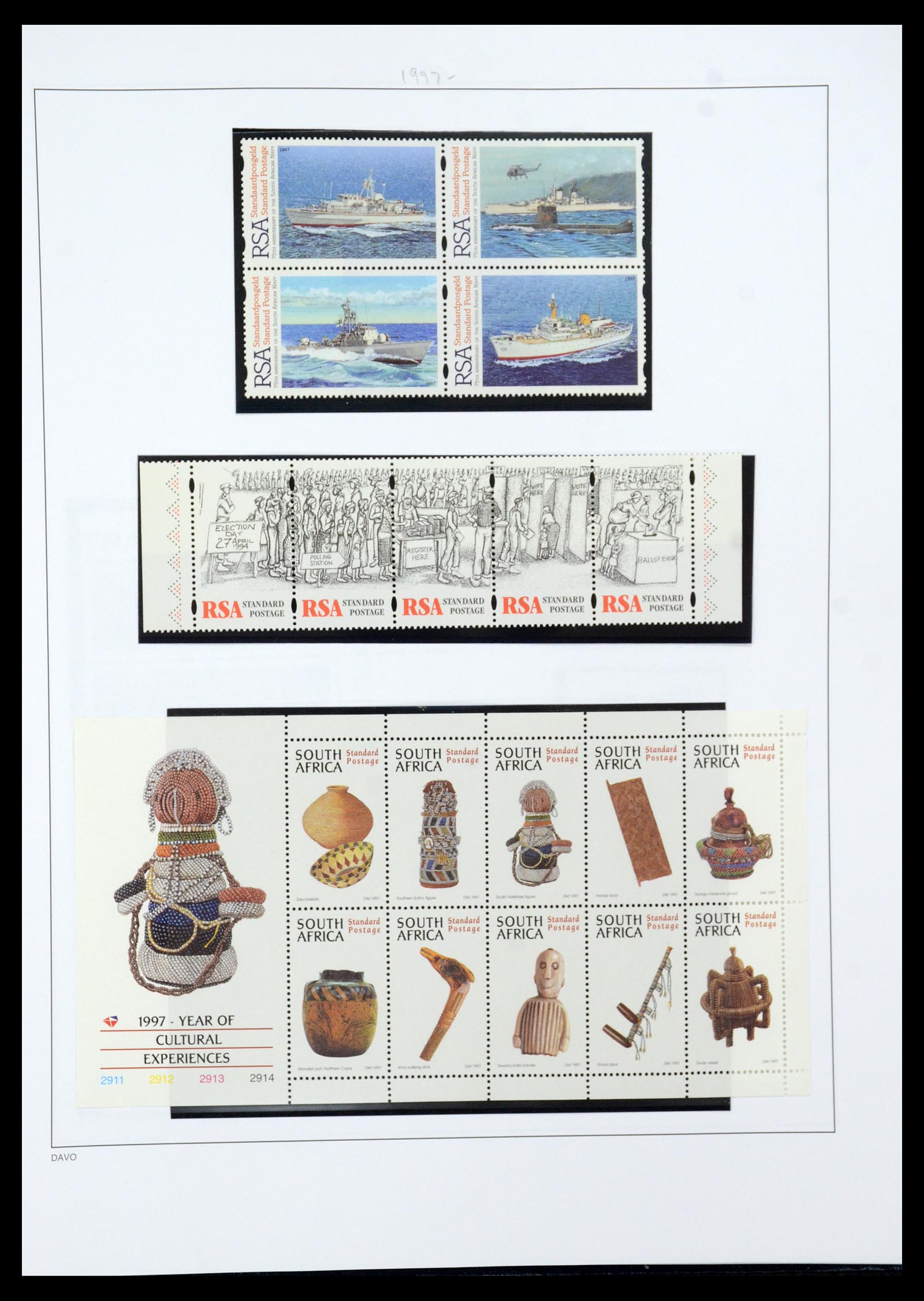 35632 095 - Postzegelverzameling 35632 Zuid Afrika 1910-1997.