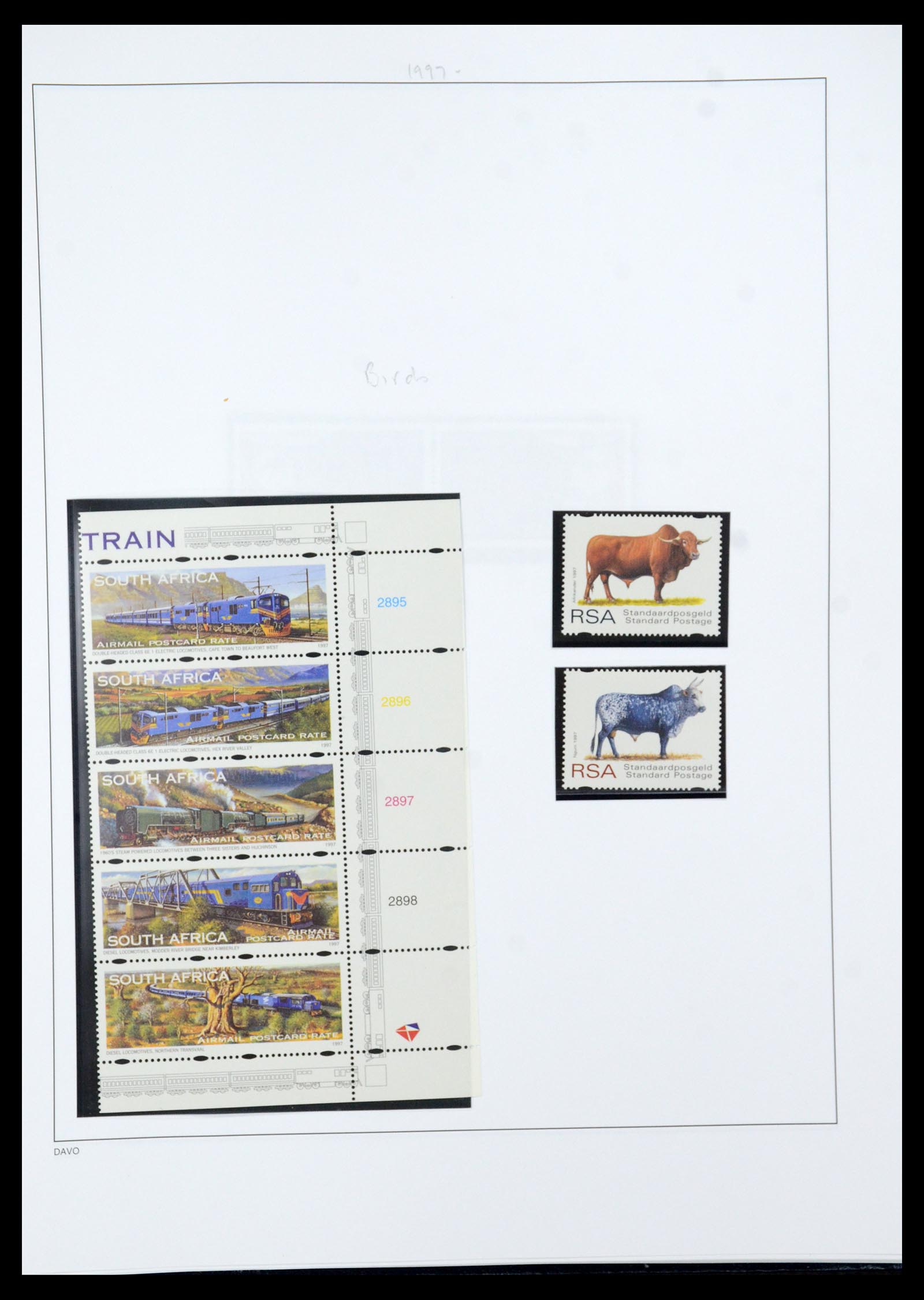 35632 096 - Postzegelverzameling 35632 Zuid Afrika 1910-1997.