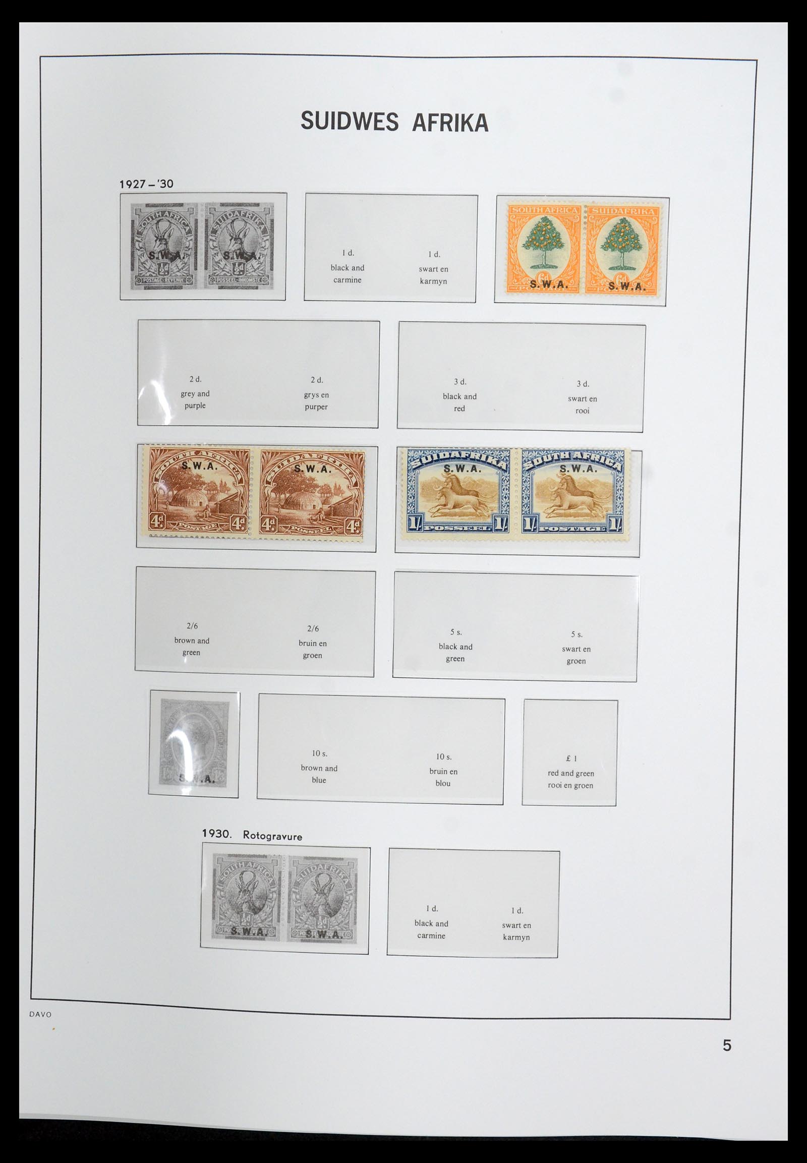 35632 129 - Postzegelverzameling 35632 Zuid Afrika 1910-1997.