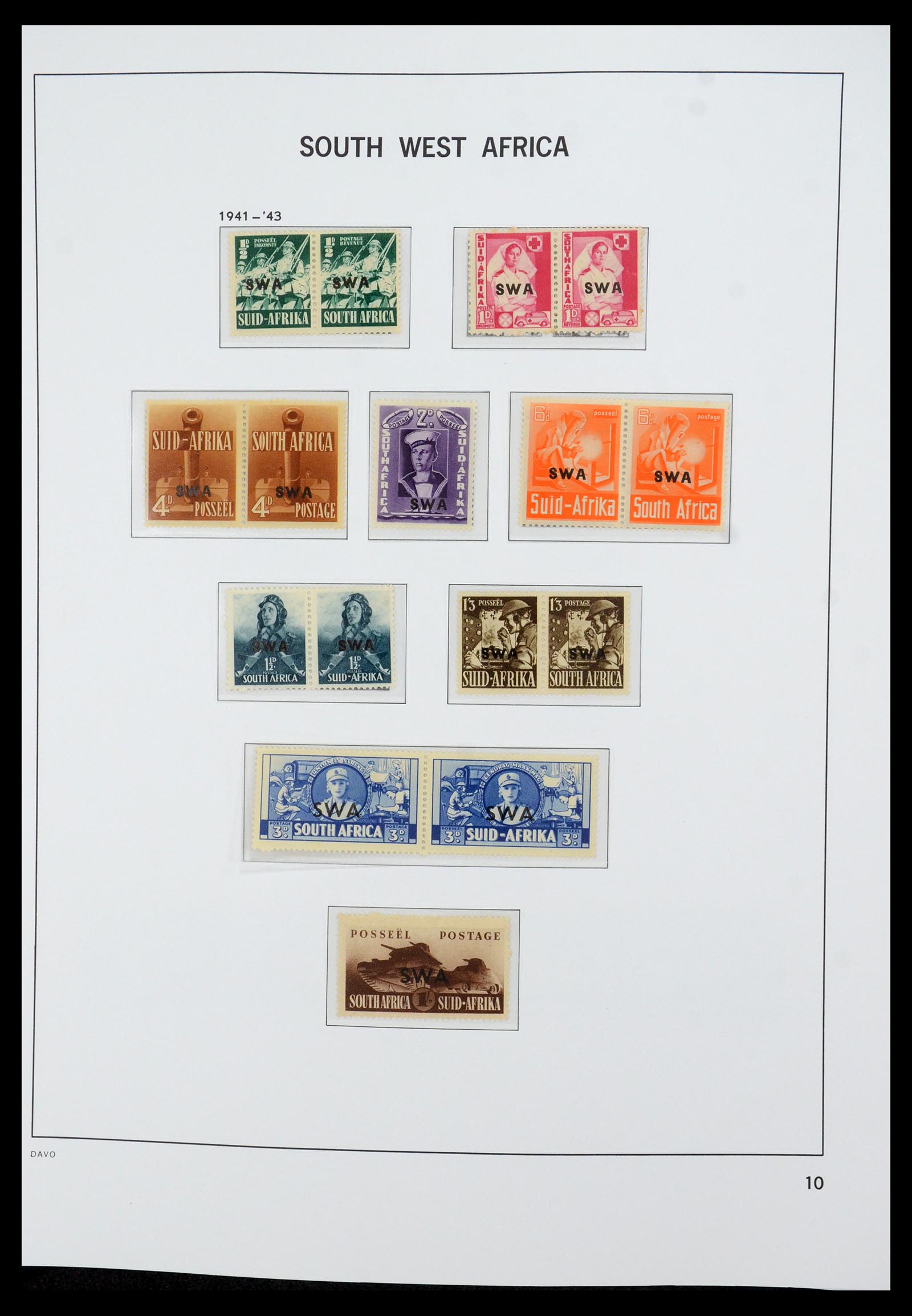 35632 134 - Stamp Collection 35632 South Africa 1910-1997.