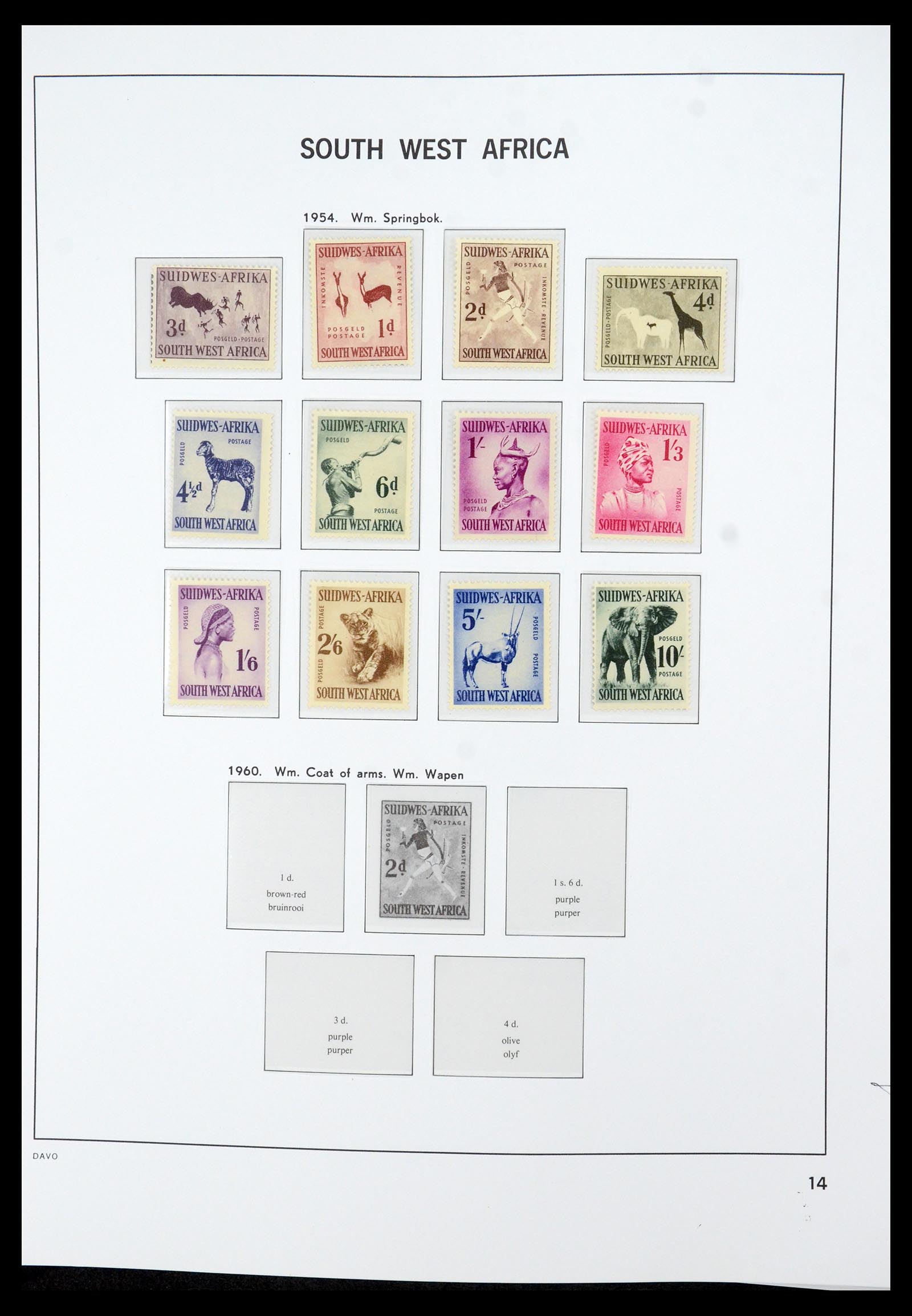 35632 138 - Postzegelverzameling 35632 Zuid Afrika 1910-1997.
