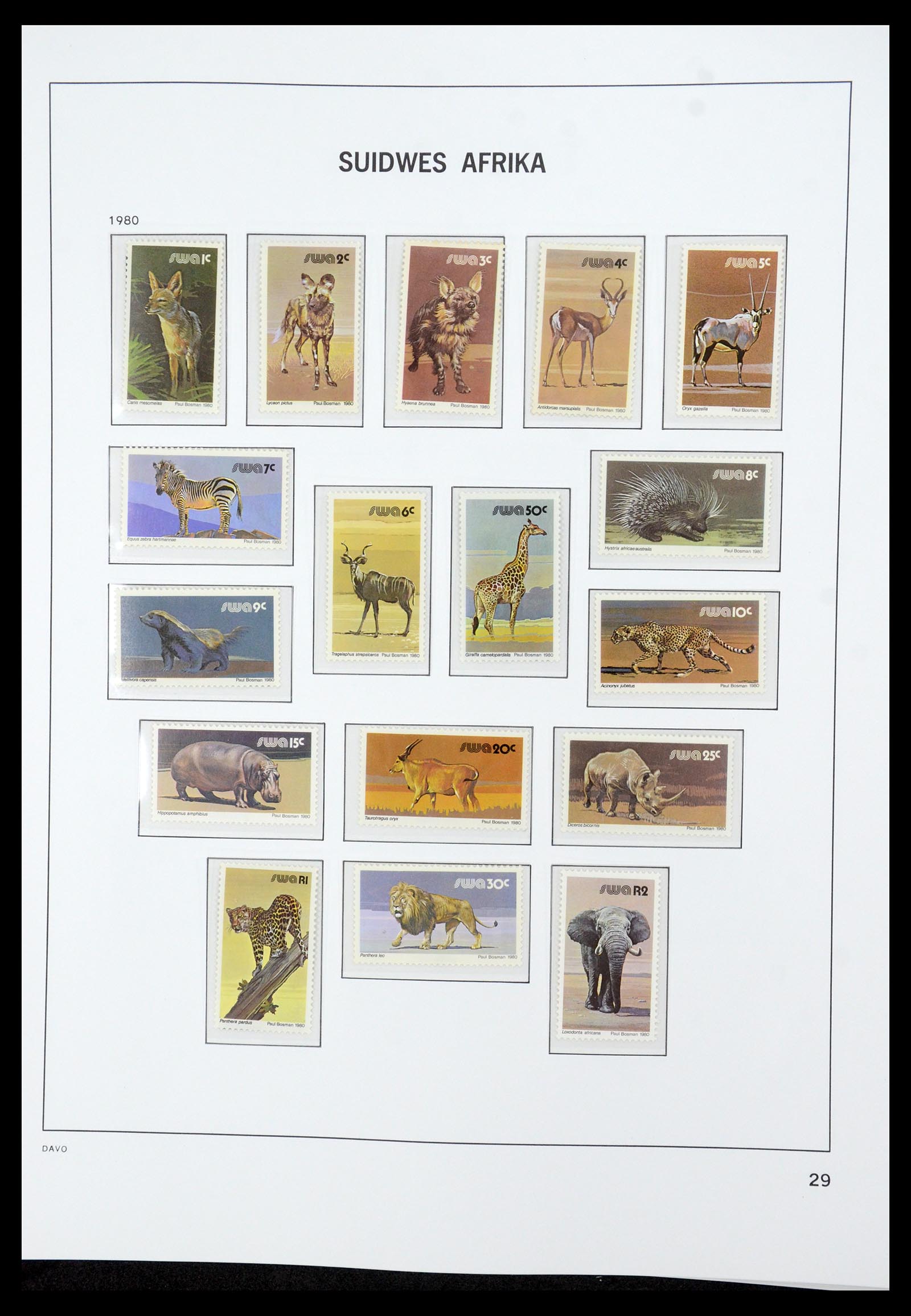 35632 153 - Postzegelverzameling 35632 Zuid Afrika 1910-1997.