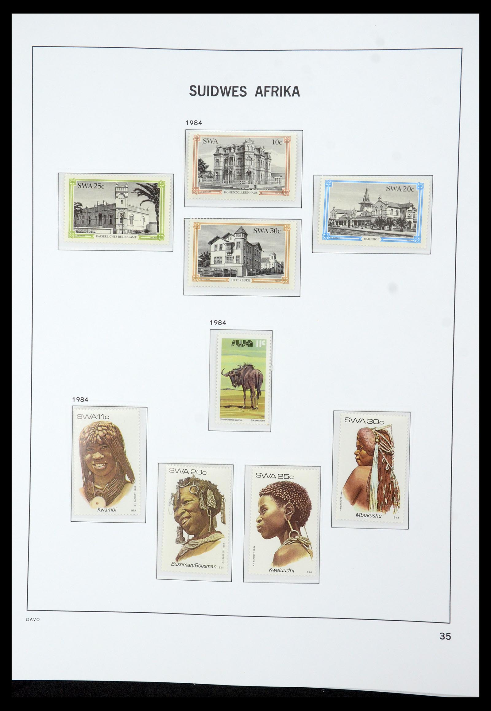 35632 159 - Stamp Collection 35632 South Africa 1910-1997.
