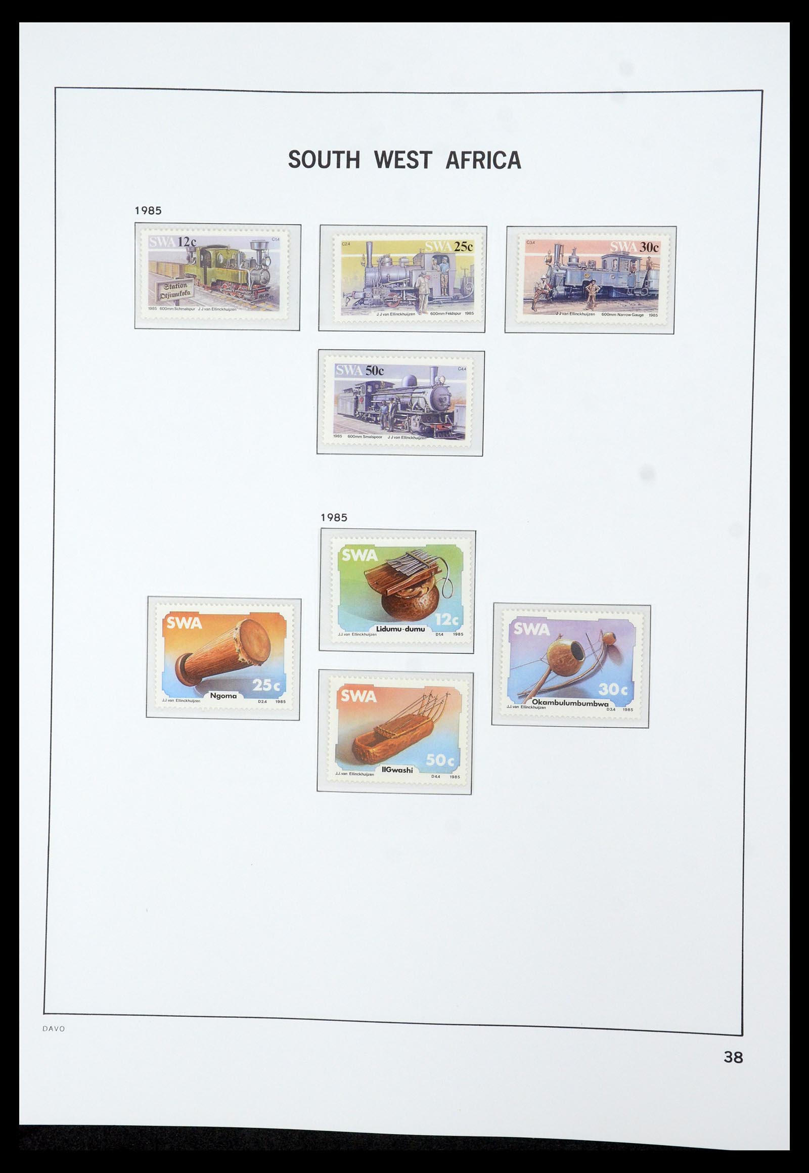 35632 162 - Postzegelverzameling 35632 Zuid Afrika 1910-1997.