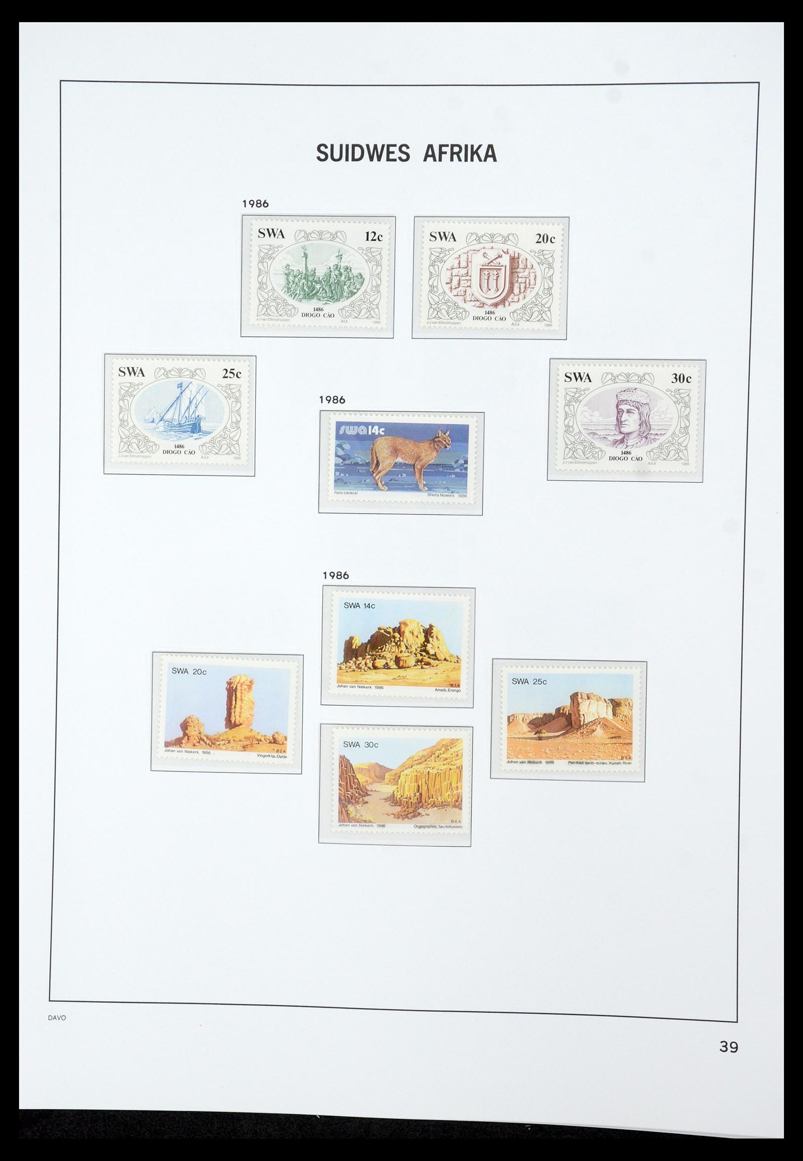 35632 163 - Stamp Collection 35632 South Africa 1910-1997.
