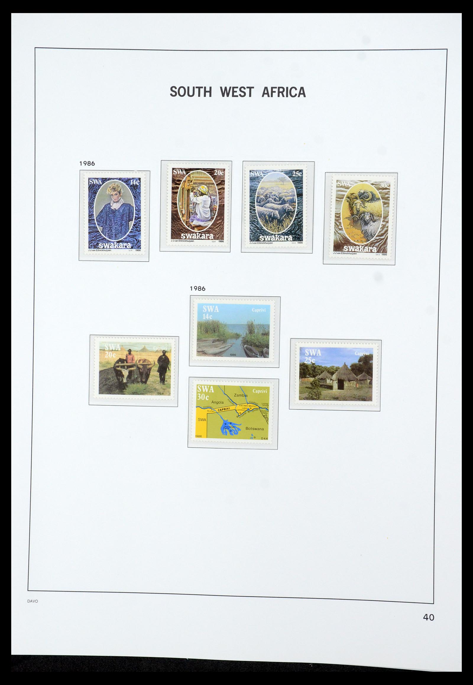 35632 164 - Postzegelverzameling 35632 Zuid Afrika 1910-1997.