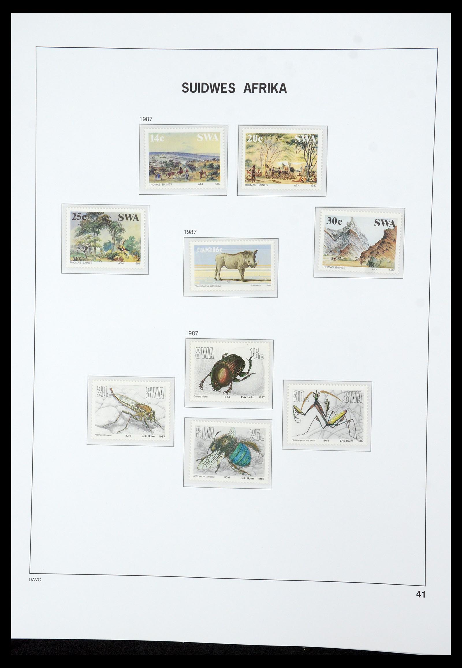 35632 165 - Postzegelverzameling 35632 Zuid Afrika 1910-1997.