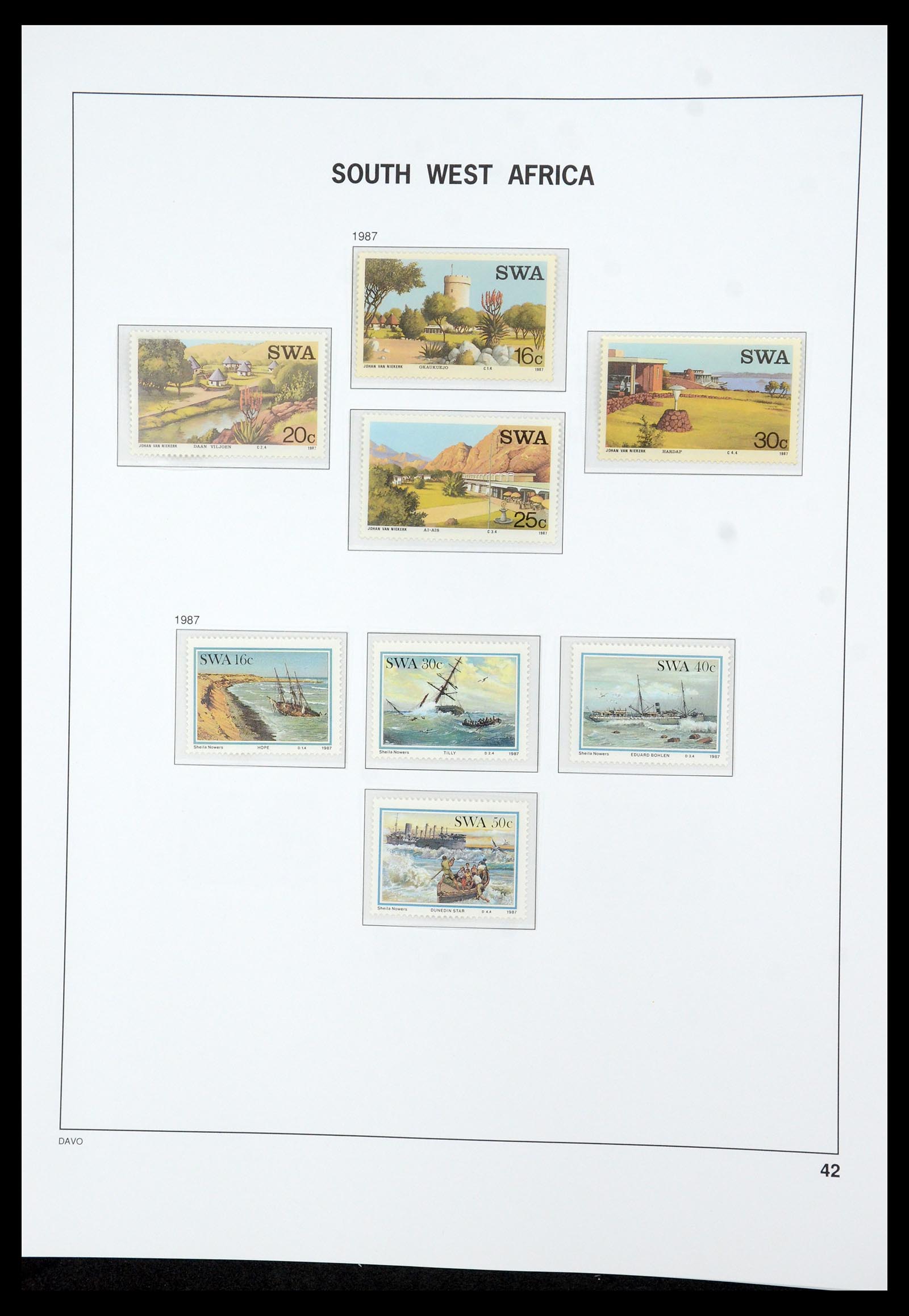 35632 166 - Postzegelverzameling 35632 Zuid Afrika 1910-1997.