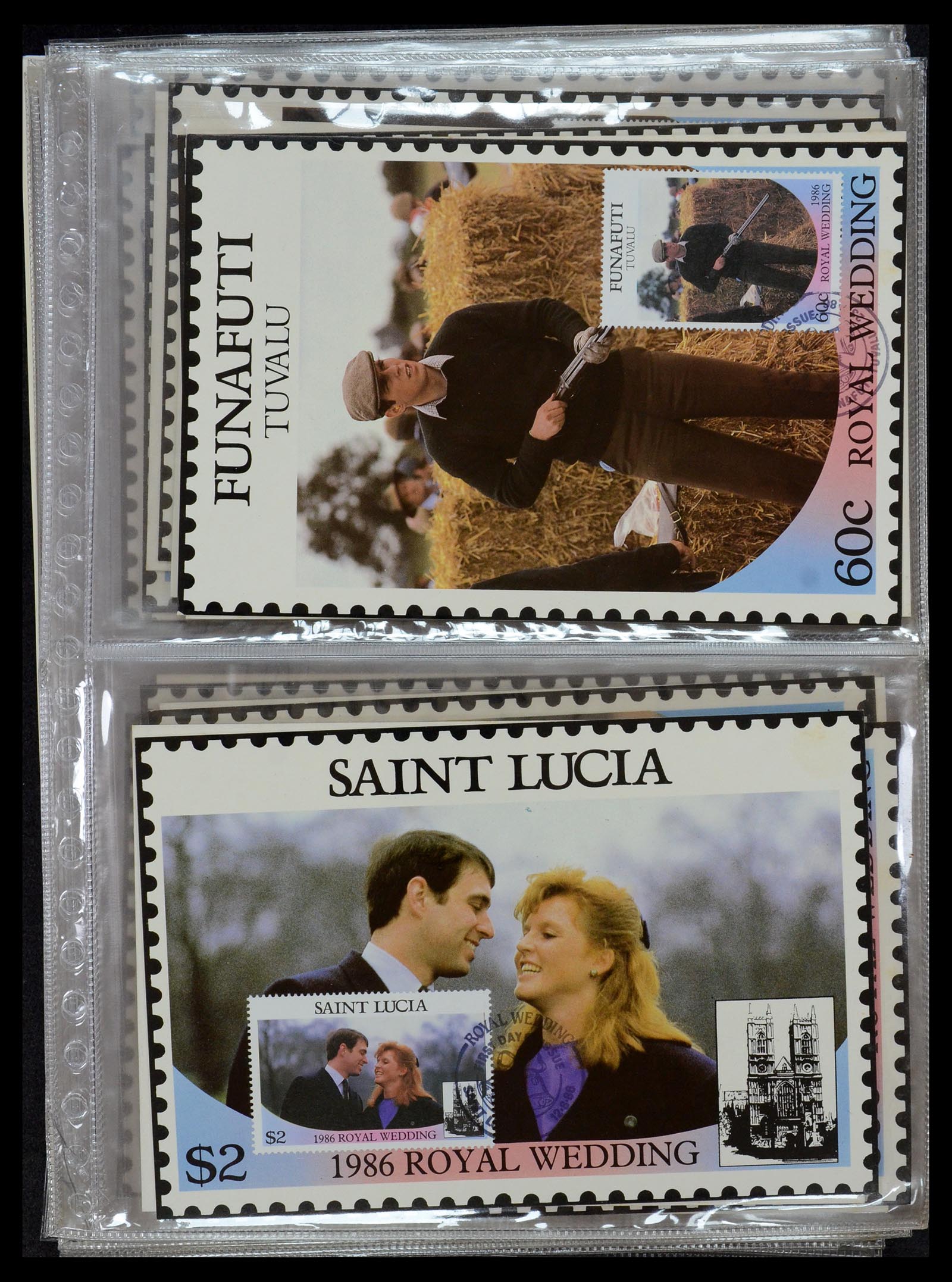 35636 026 - Postzegelverzameling 35636 Engelse koloniën.