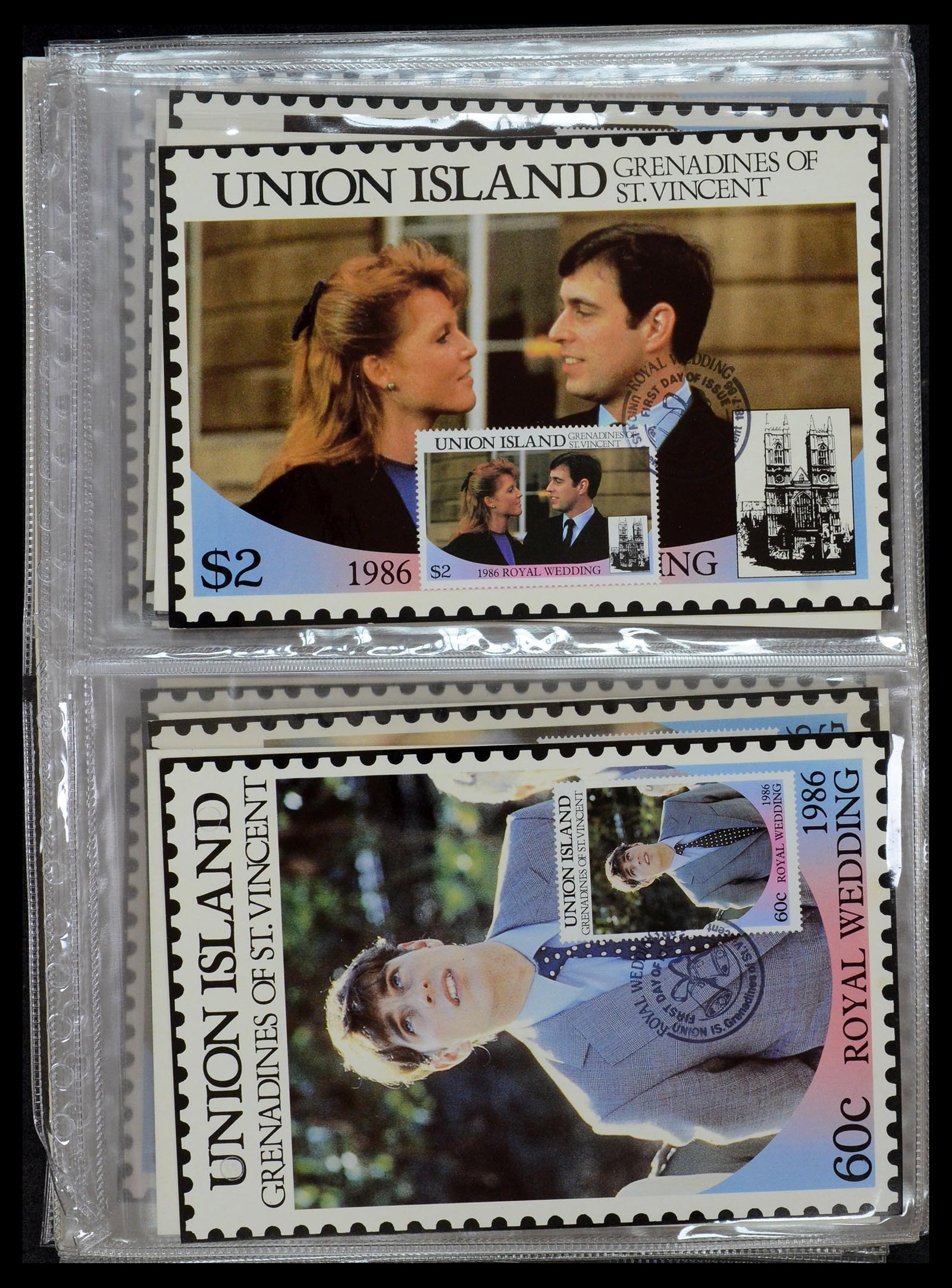 35636 028 - Postzegelverzameling 35636 Engelse koloniën.