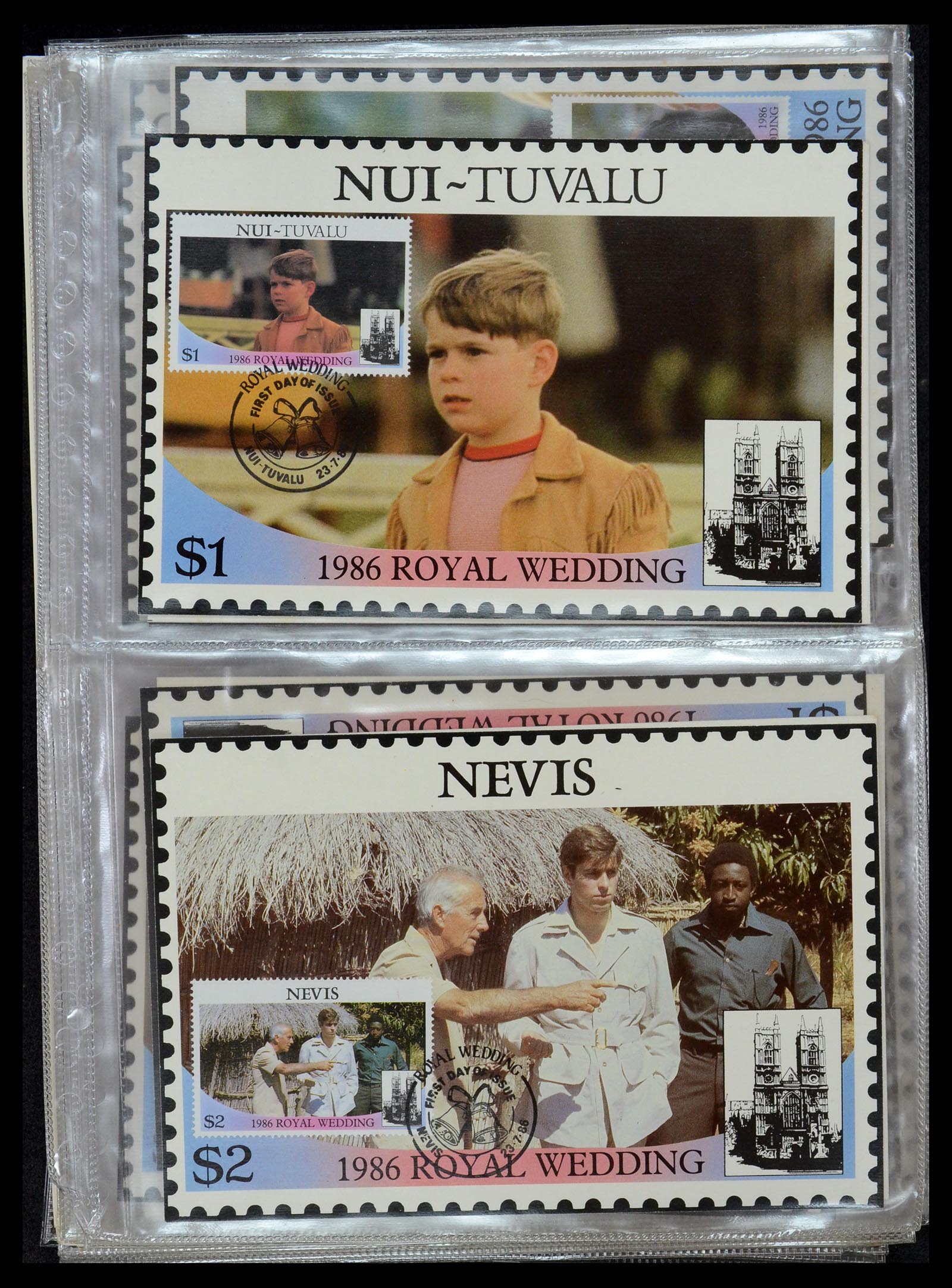 35636 032 - Postzegelverzameling 35636 Engelse koloniën.