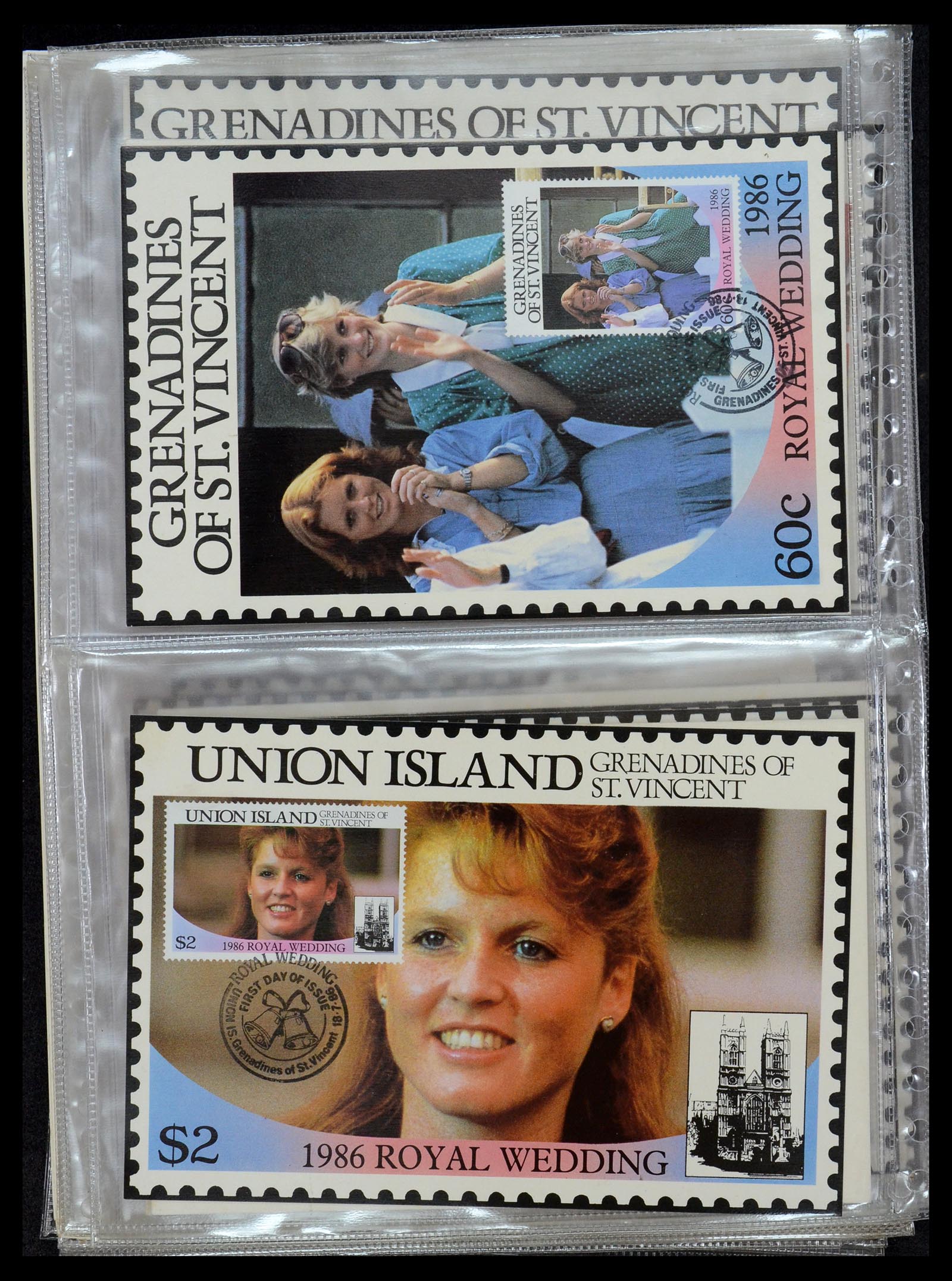 35636 036 - Postzegelverzameling 35636 Engelse koloniën.