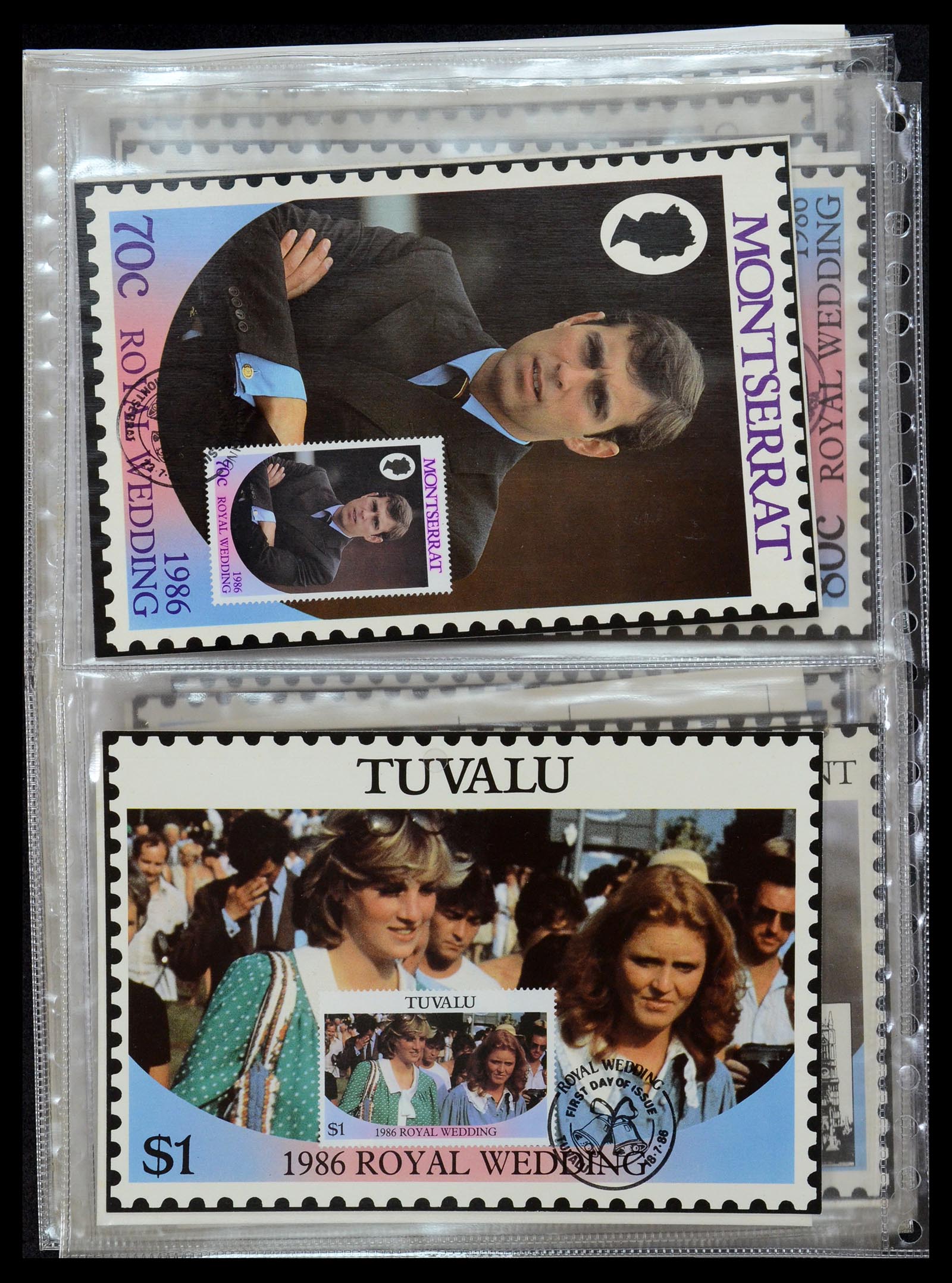 35636 040 - Postzegelverzameling 35636 Engelse koloniën.