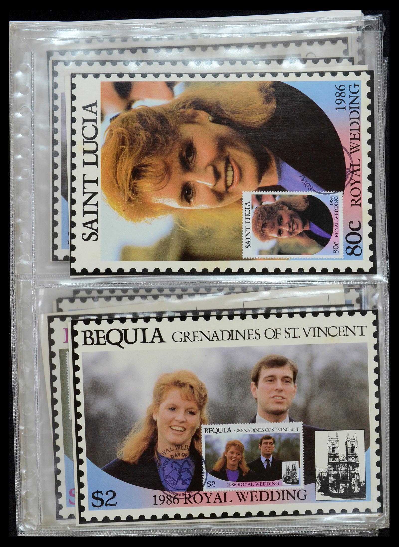 35636 041 - Postzegelverzameling 35636 Engelse koloniën.