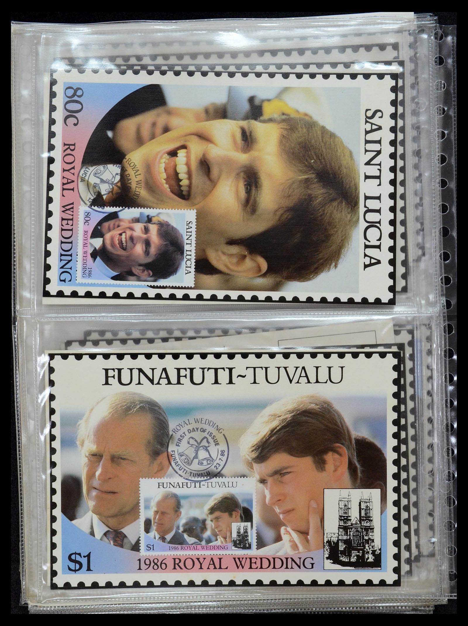 35636 042 - Postzegelverzameling 35636 Engelse koloniën.