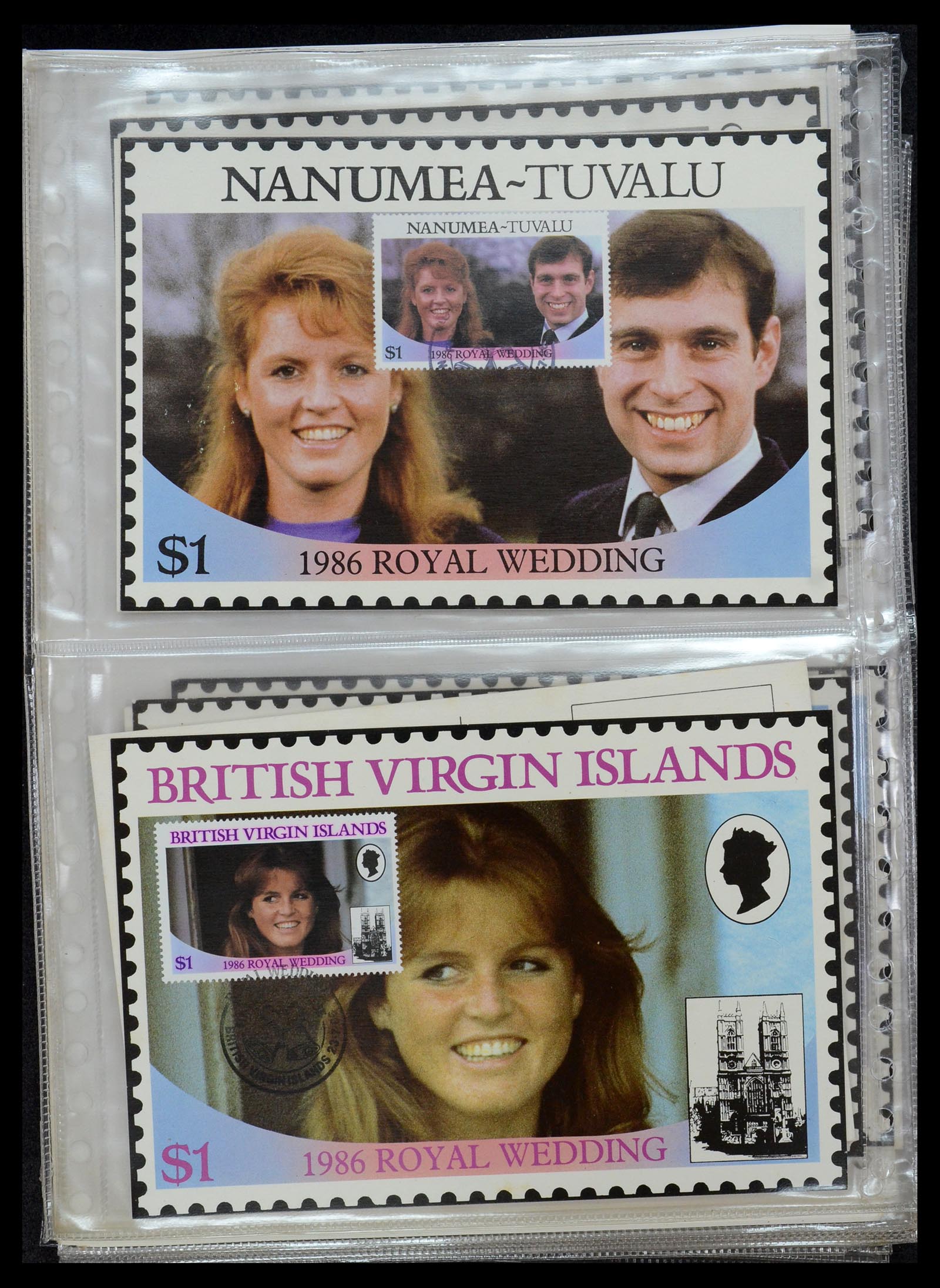 35636 043 - Postzegelverzameling 35636 Engelse koloniën.
