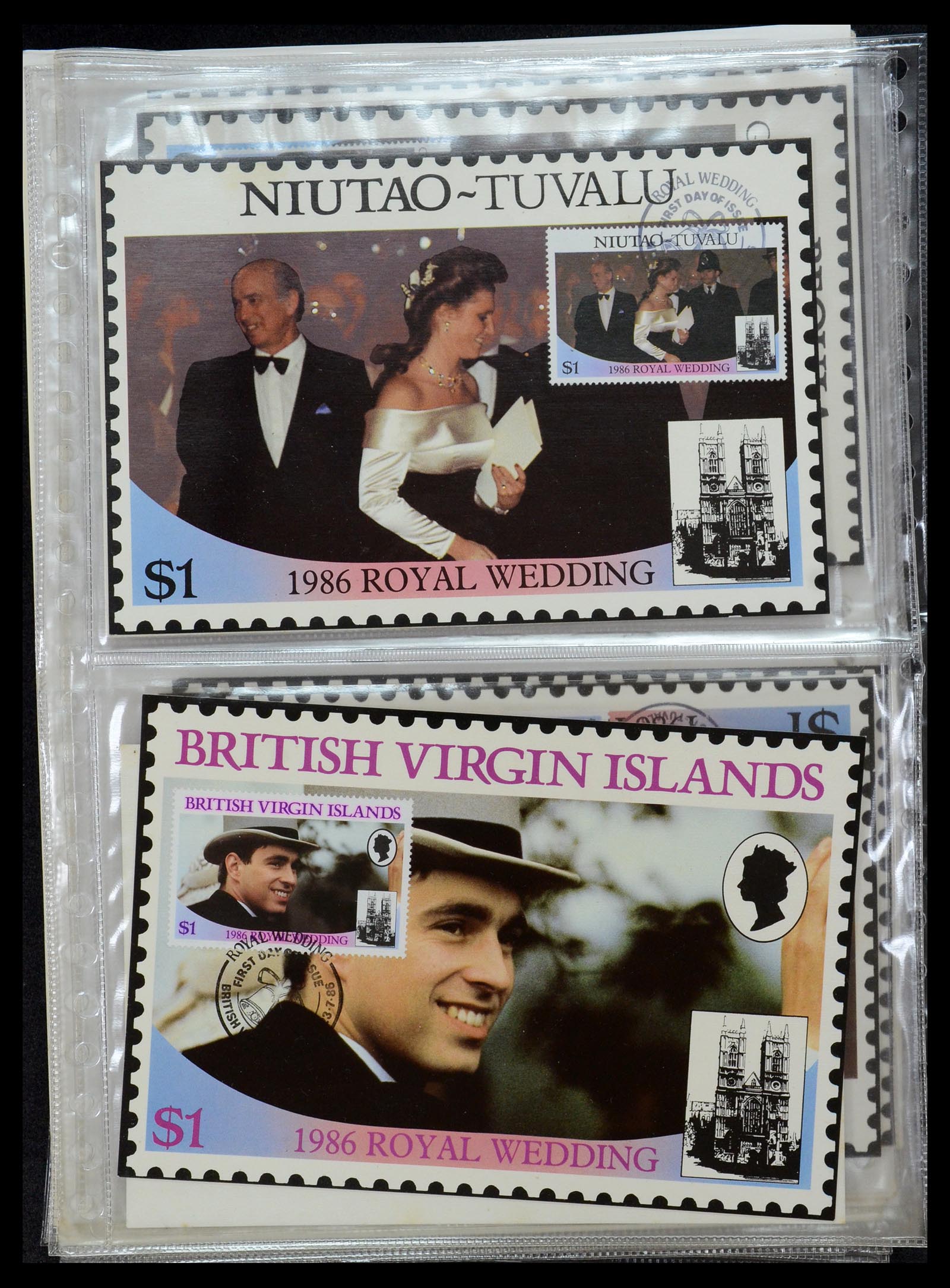35636 044 - Postzegelverzameling 35636 Engelse koloniën.