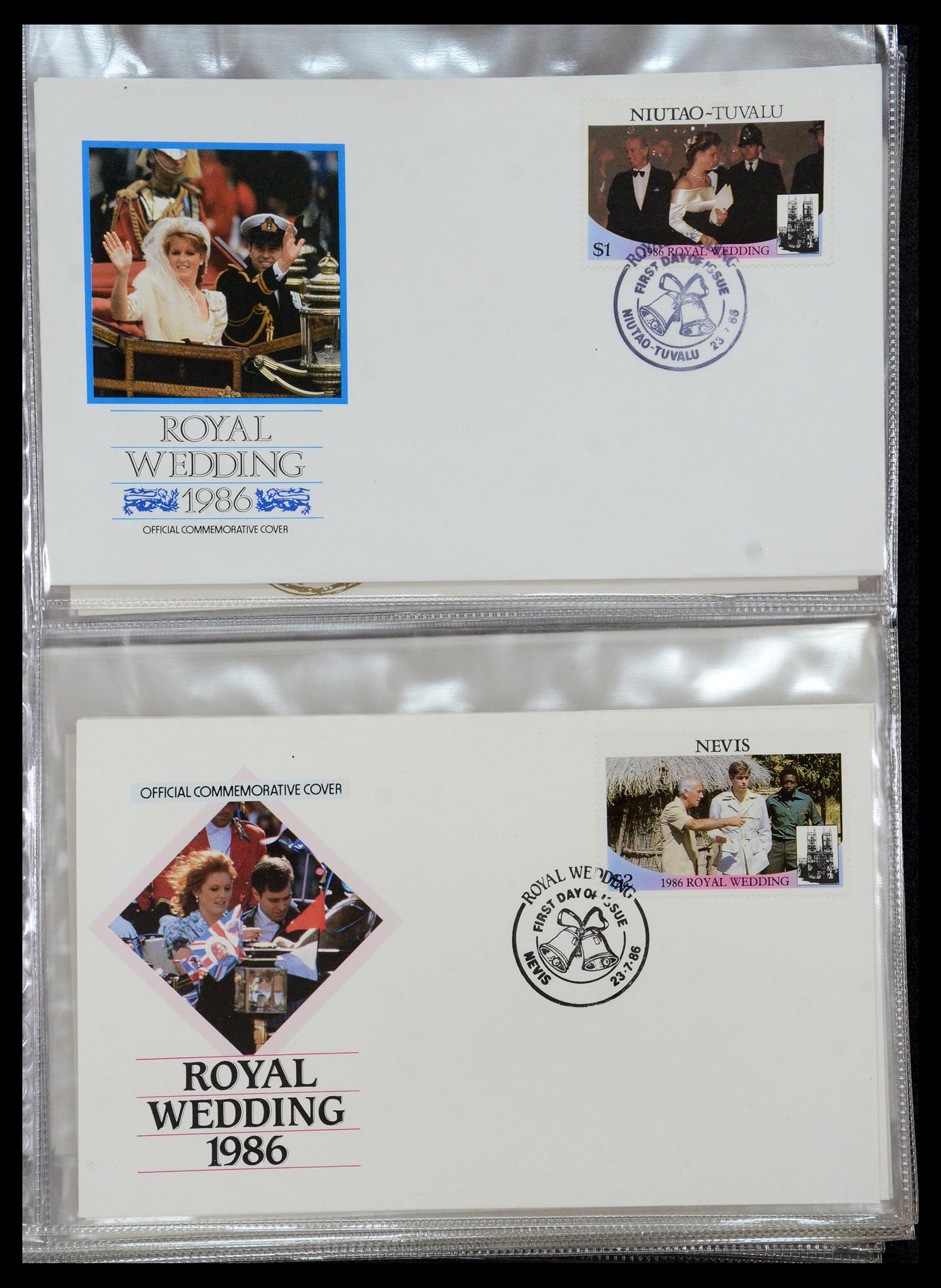 35636 073 - Postzegelverzameling 35636 Engelse koloniën.