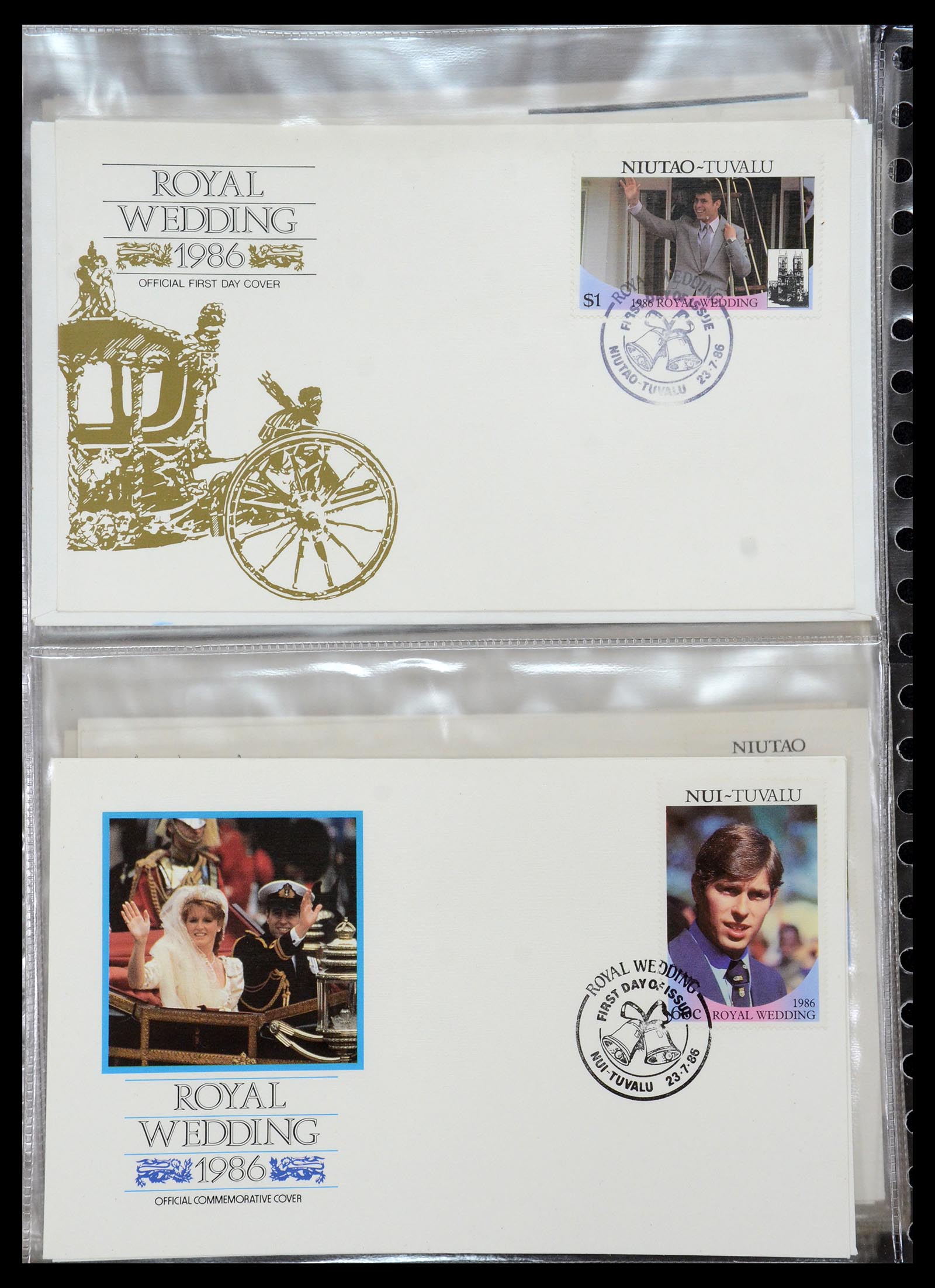 35636 074 - Postzegelverzameling 35636 Engelse koloniën.