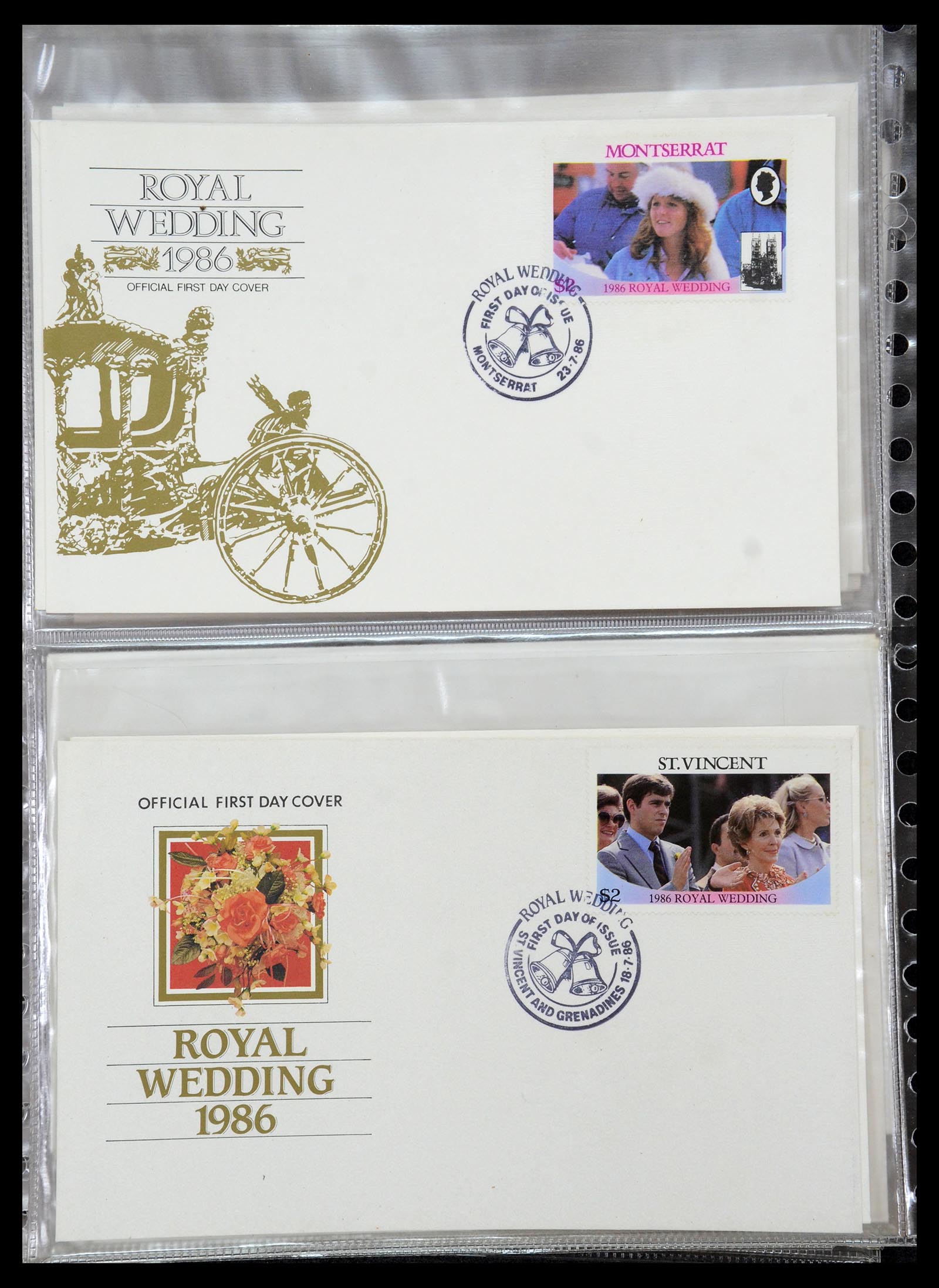 35636 078 - Postzegelverzameling 35636 Engelse koloniën.