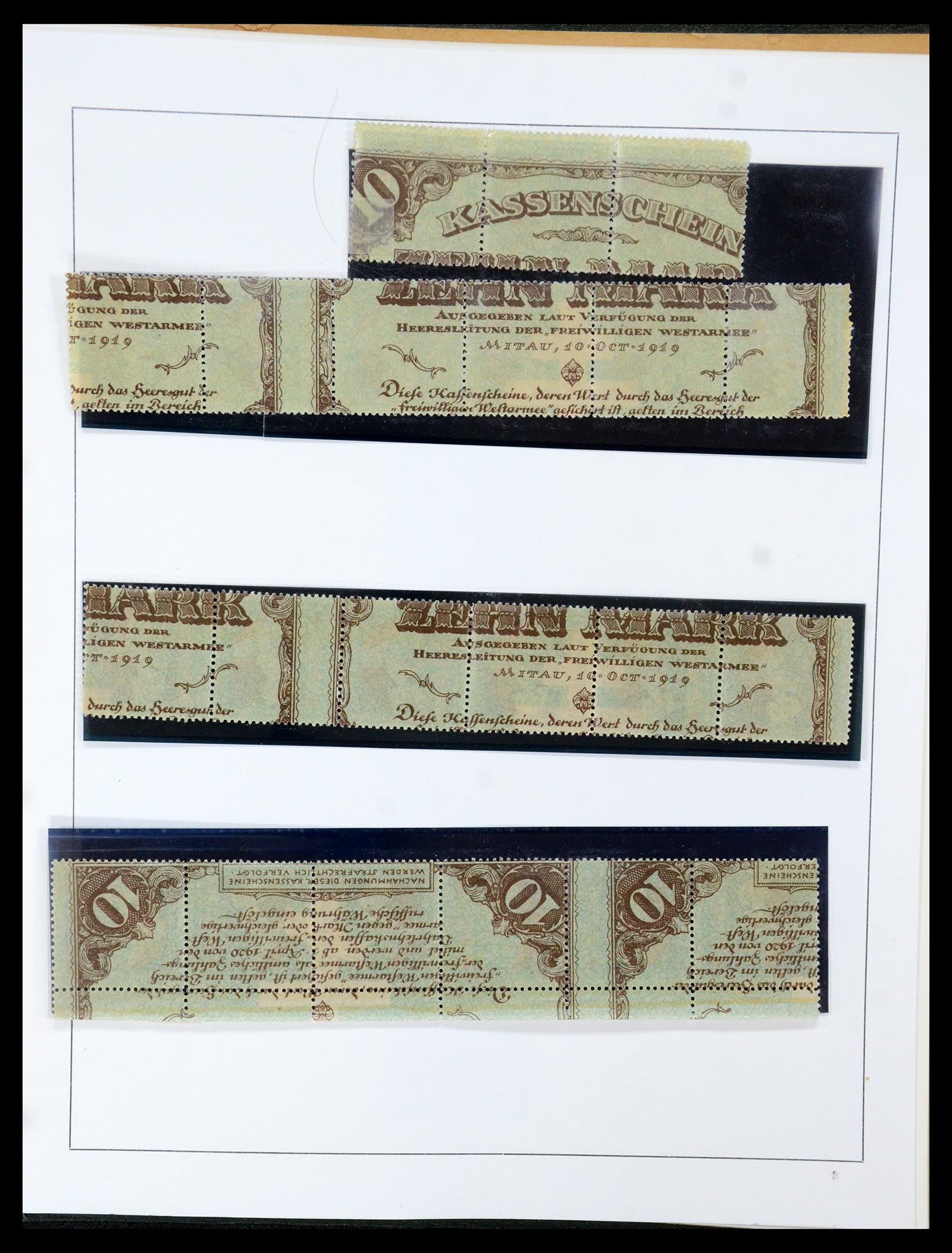 35637 079 - Postzegelverzameling 35637 Letland 1918-1922.