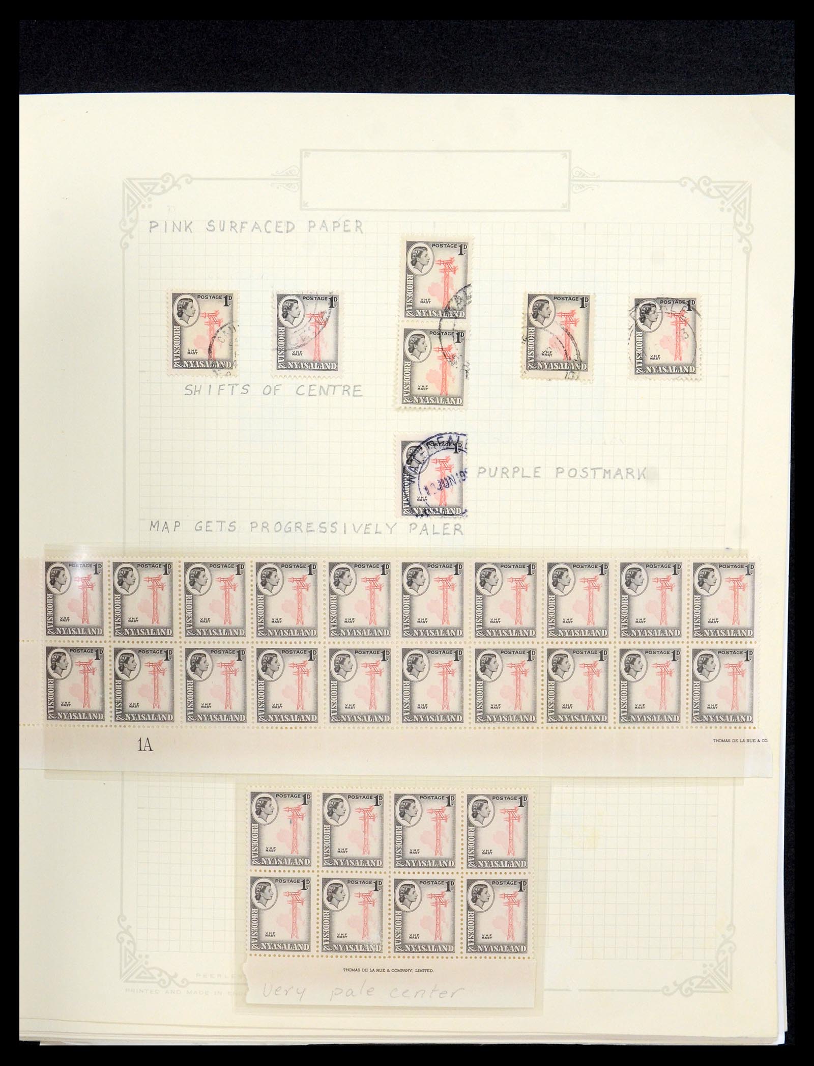 35638 015 - Postzegelverzameling 35638 Rhodesië 1954-1972.