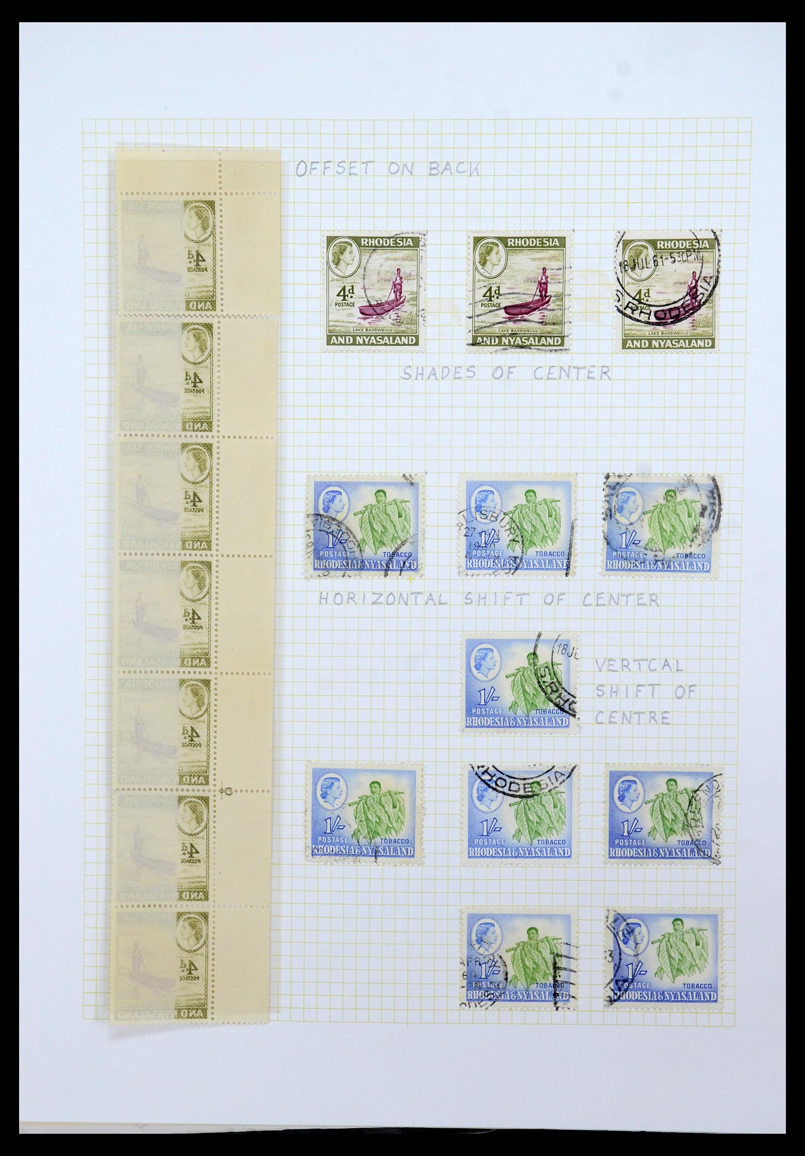 35638 019 - Postzegelverzameling 35638 Rhodesië 1954-1972.