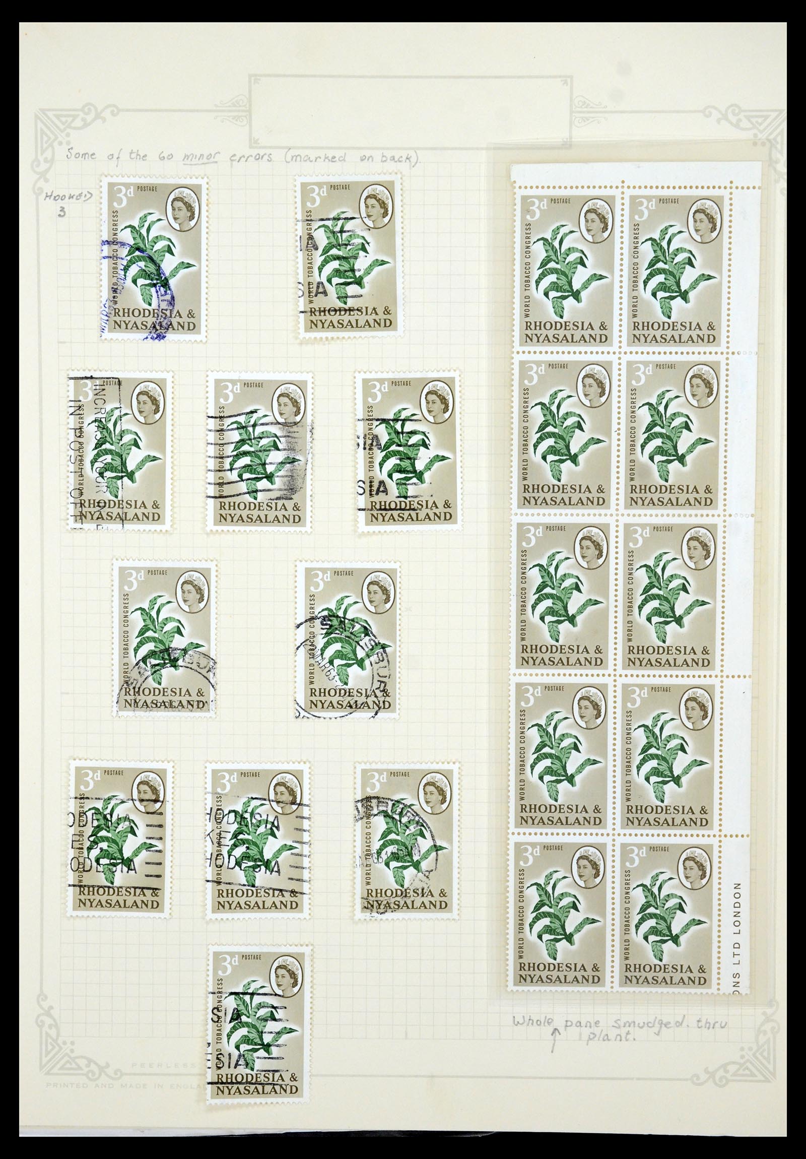 35638 026 - Postzegelverzameling 35638 Rhodesië 1954-1972.
