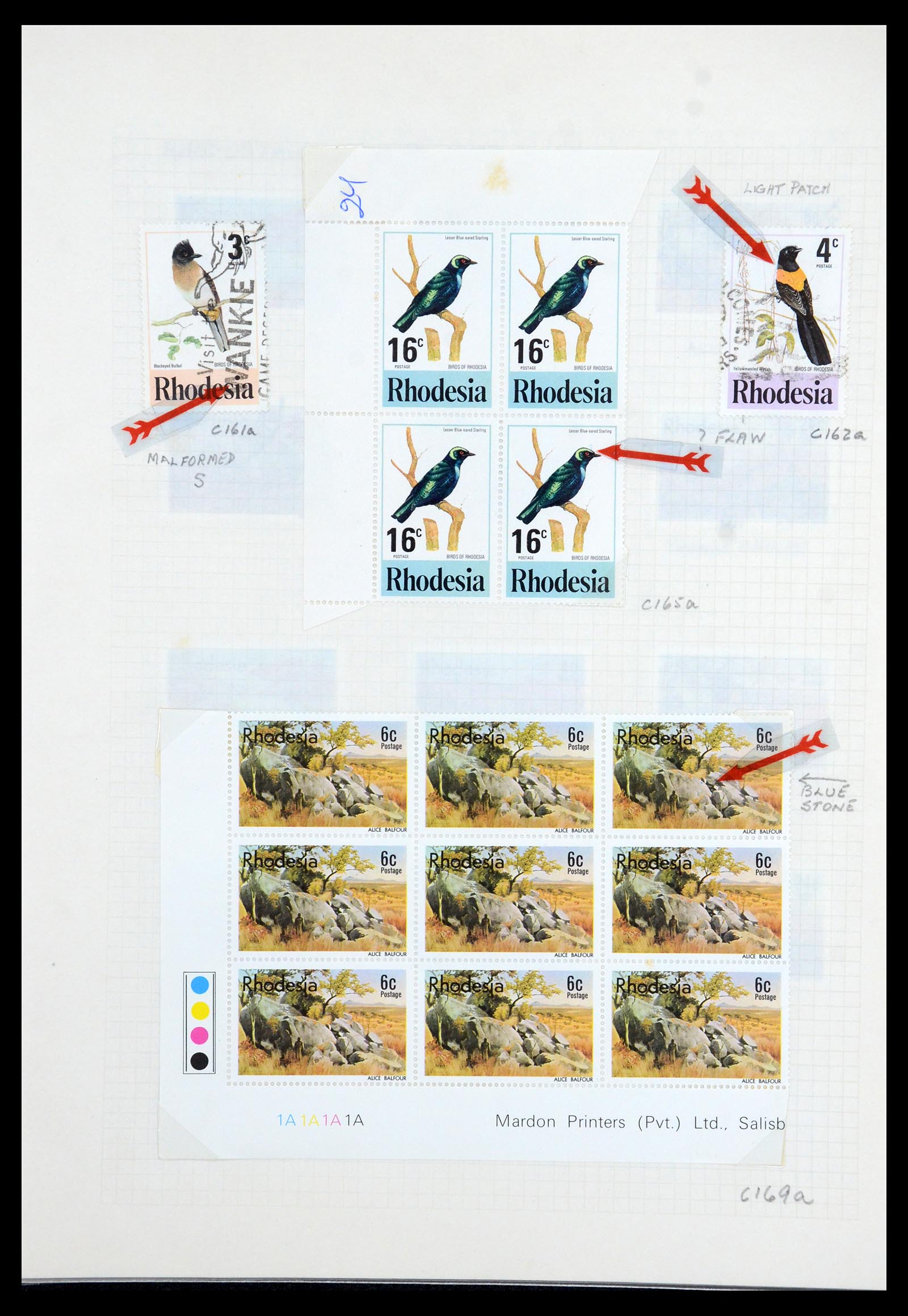 35638 065 - Stamp Collection 35638 Rhodesia 1954-1972.