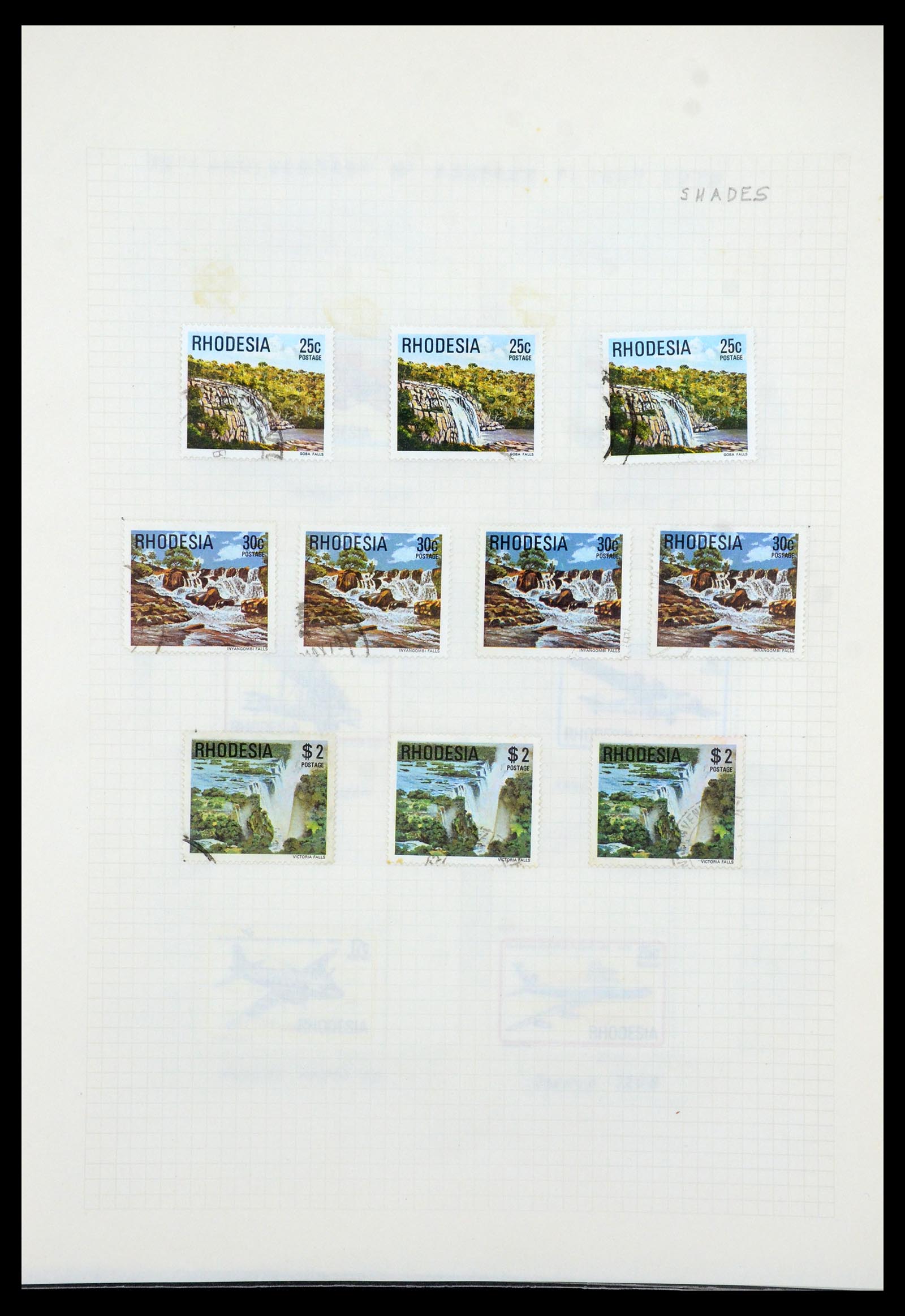 35638 074 - Stamp Collection 35638 Rhodesia 1954-1972.