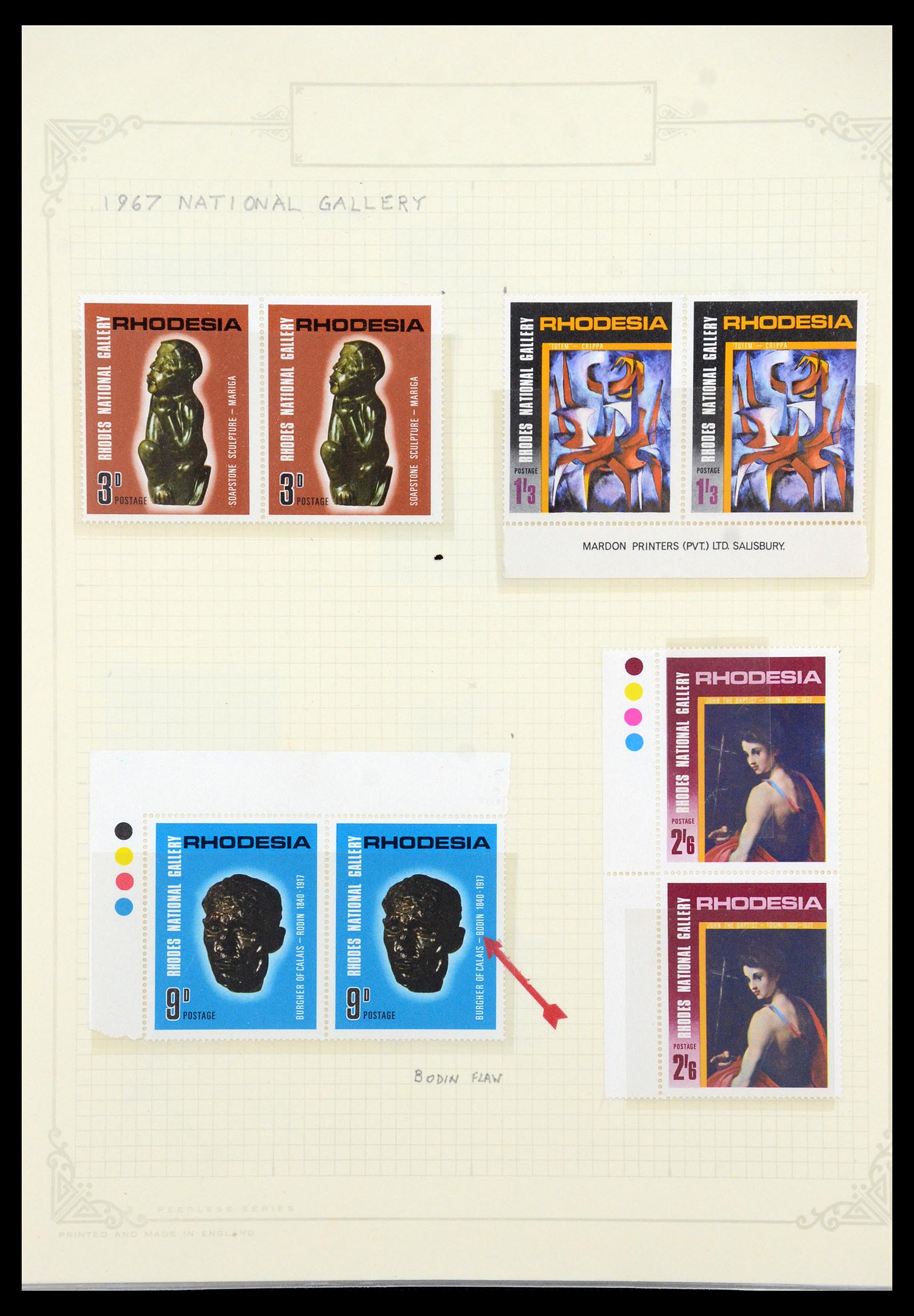 35638 079 - Stamp Collection 35638 Rhodesia 1954-1972.