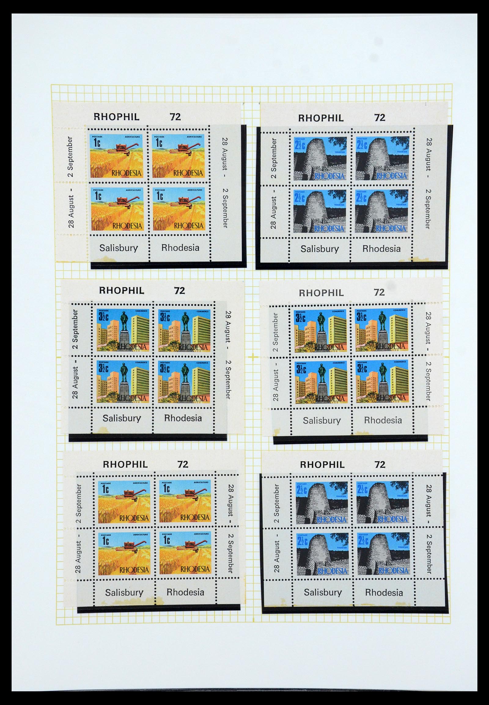 35638 103 - Stamp Collection 35638 Rhodesia 1954-1972.