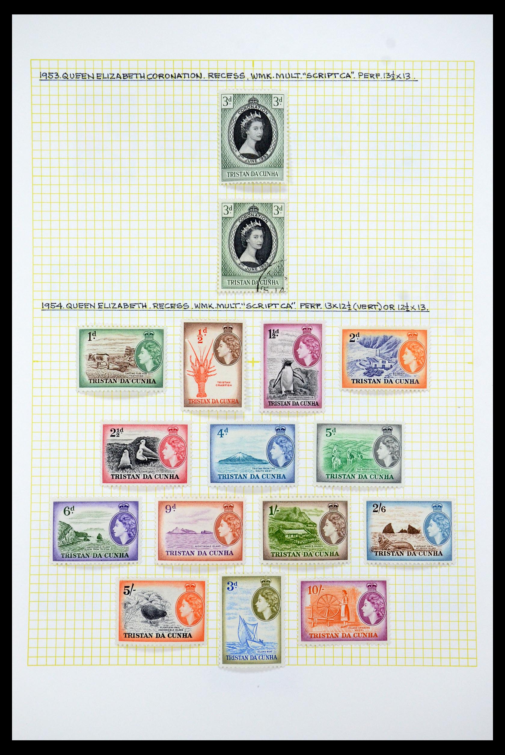 35639 002 - Stamp Collection 35639 Tristan da Cunha 1952-1979.