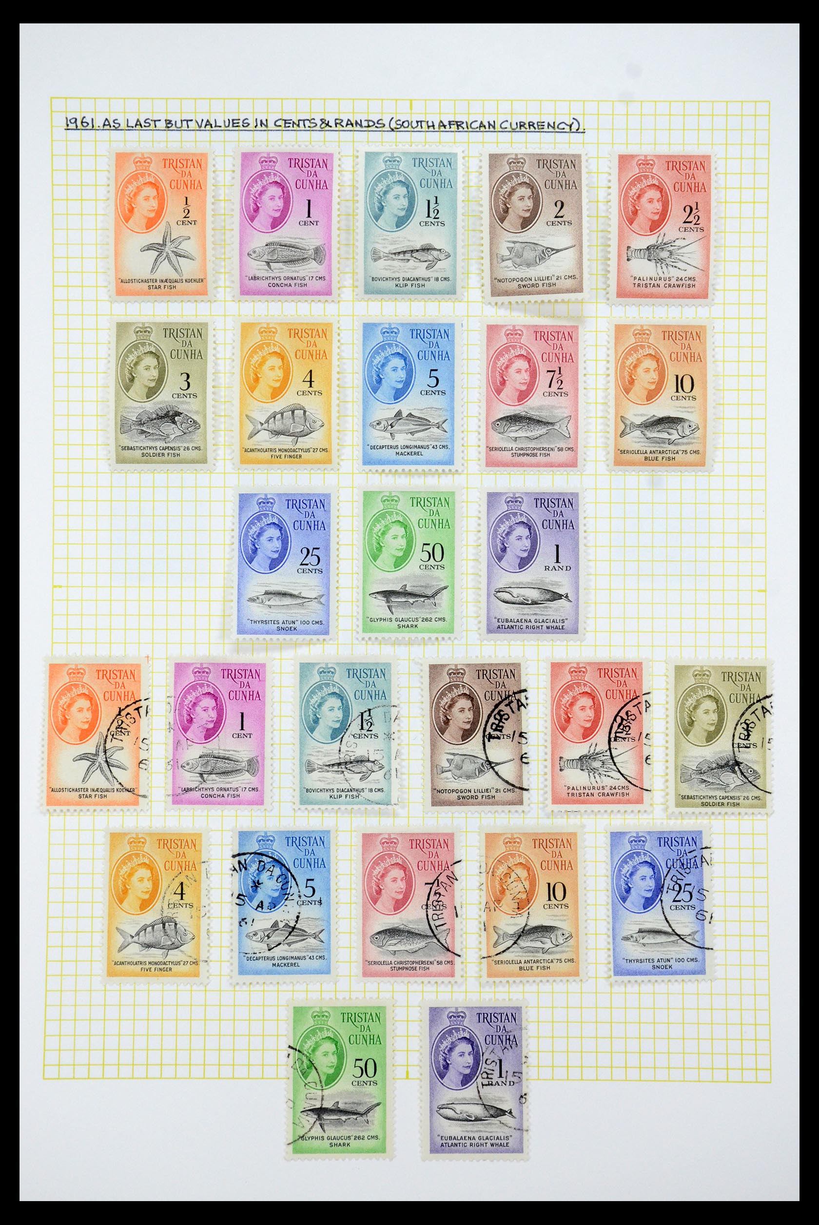 35639 005 - Stamp Collection 35639 Tristan da Cunha 1952-1979.