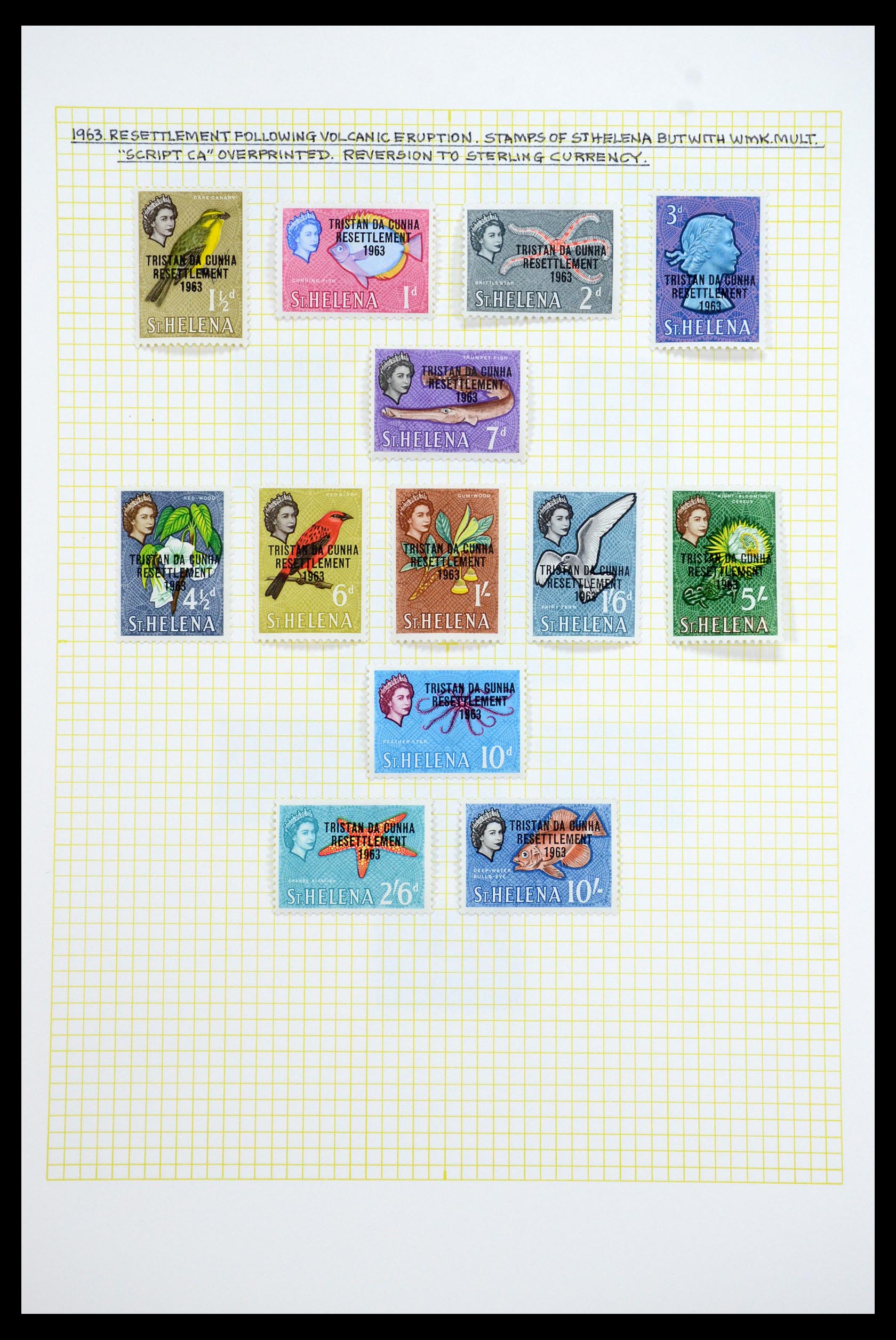 35639 006 - Stamp Collection 35639 Tristan da Cunha 1952-1979.